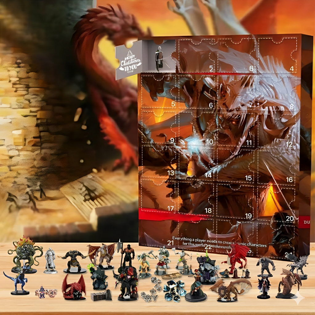 Dragon Themed Mini Figure Advent Calendar