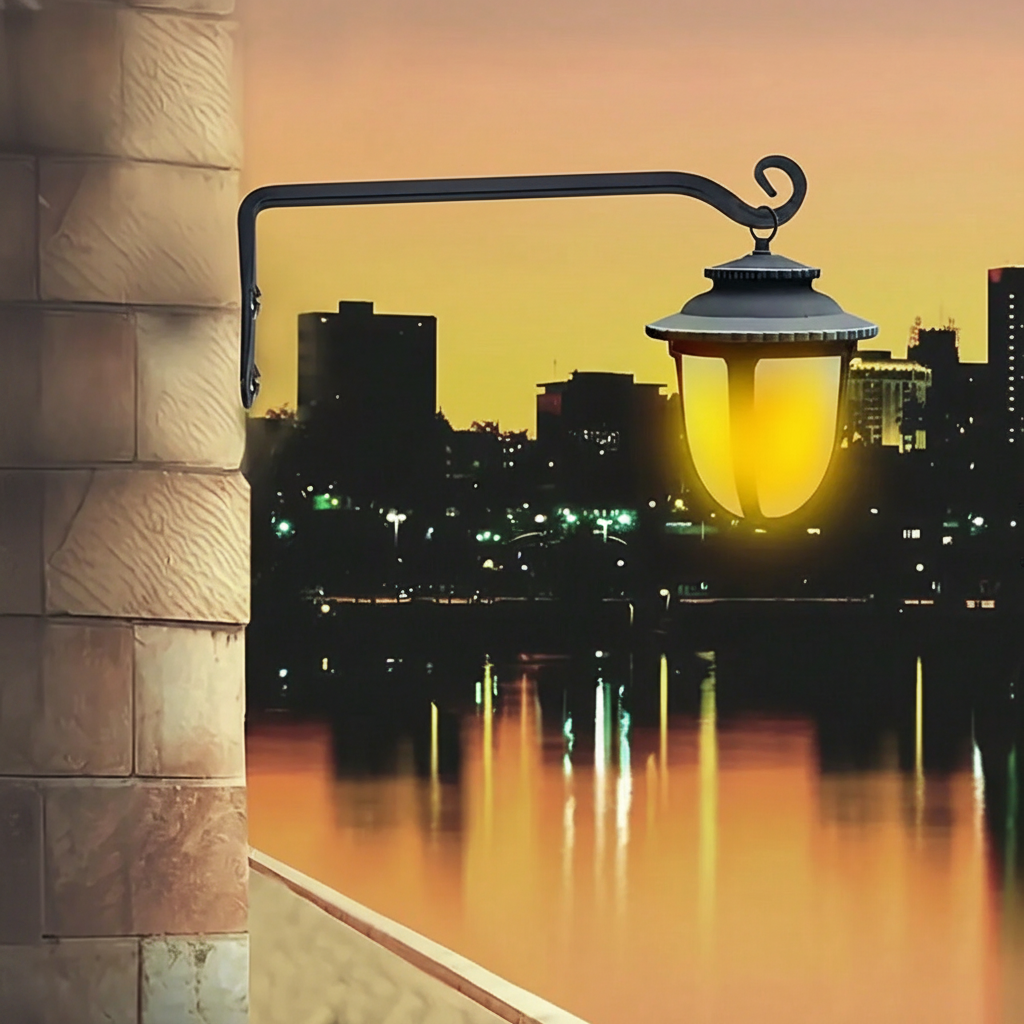 Wall Mount Hook Bracket For Lanterns And Bird Feeders