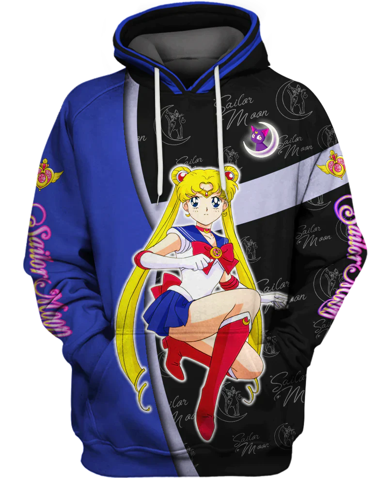 Adorable Sailor Moon Hoodie - Grafton Collection