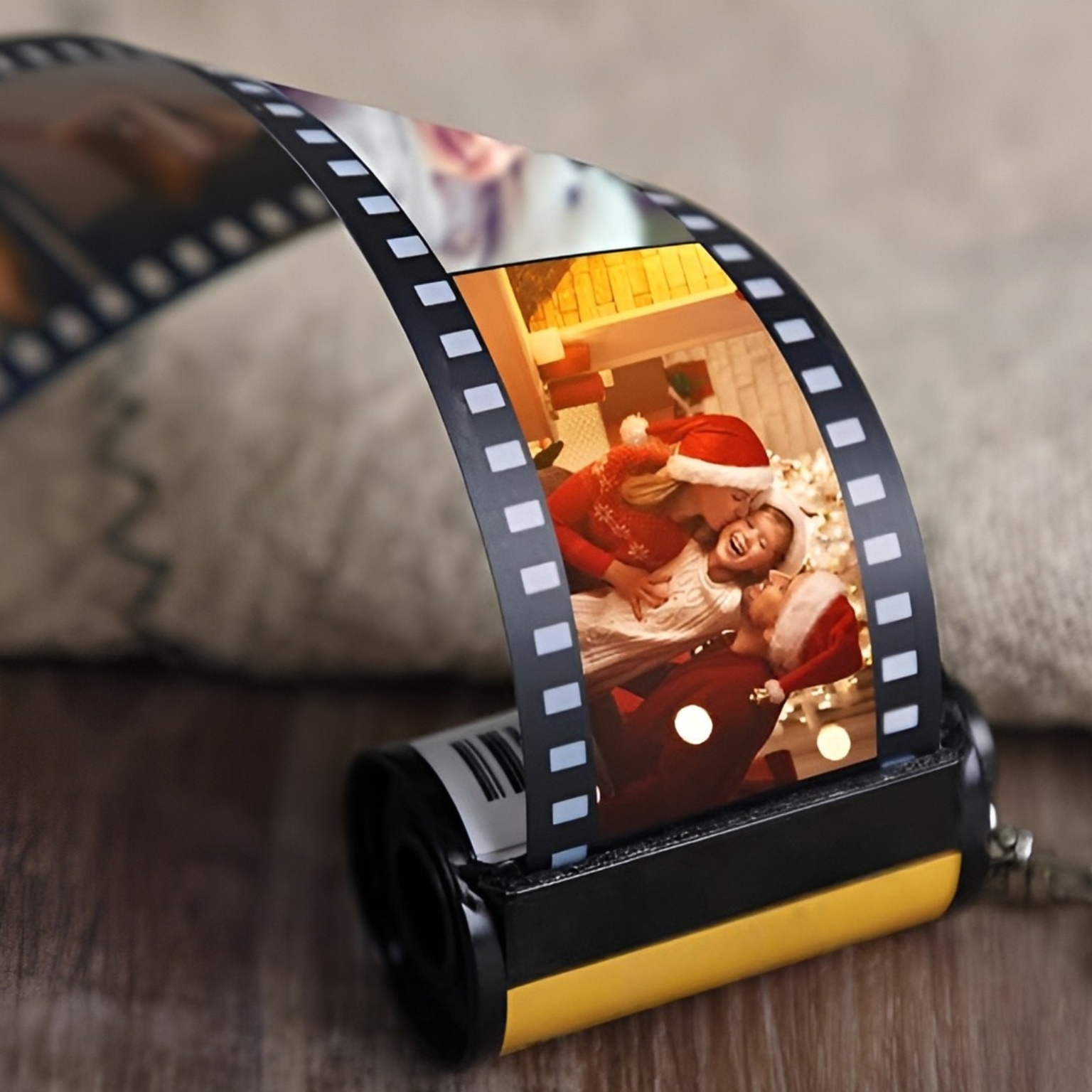 Camera Film Roll Keychain With Custom Photo Album