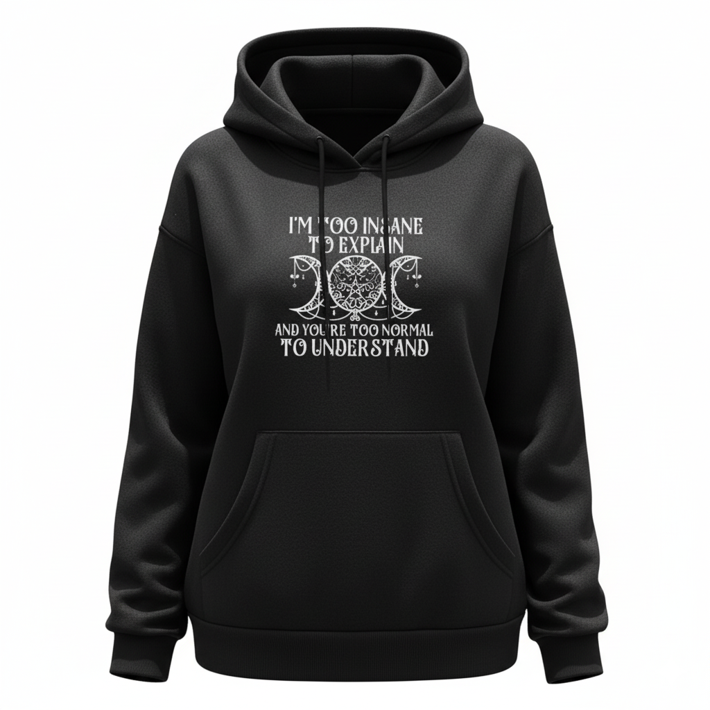 Casual Slogan Printed Hoodie For Women