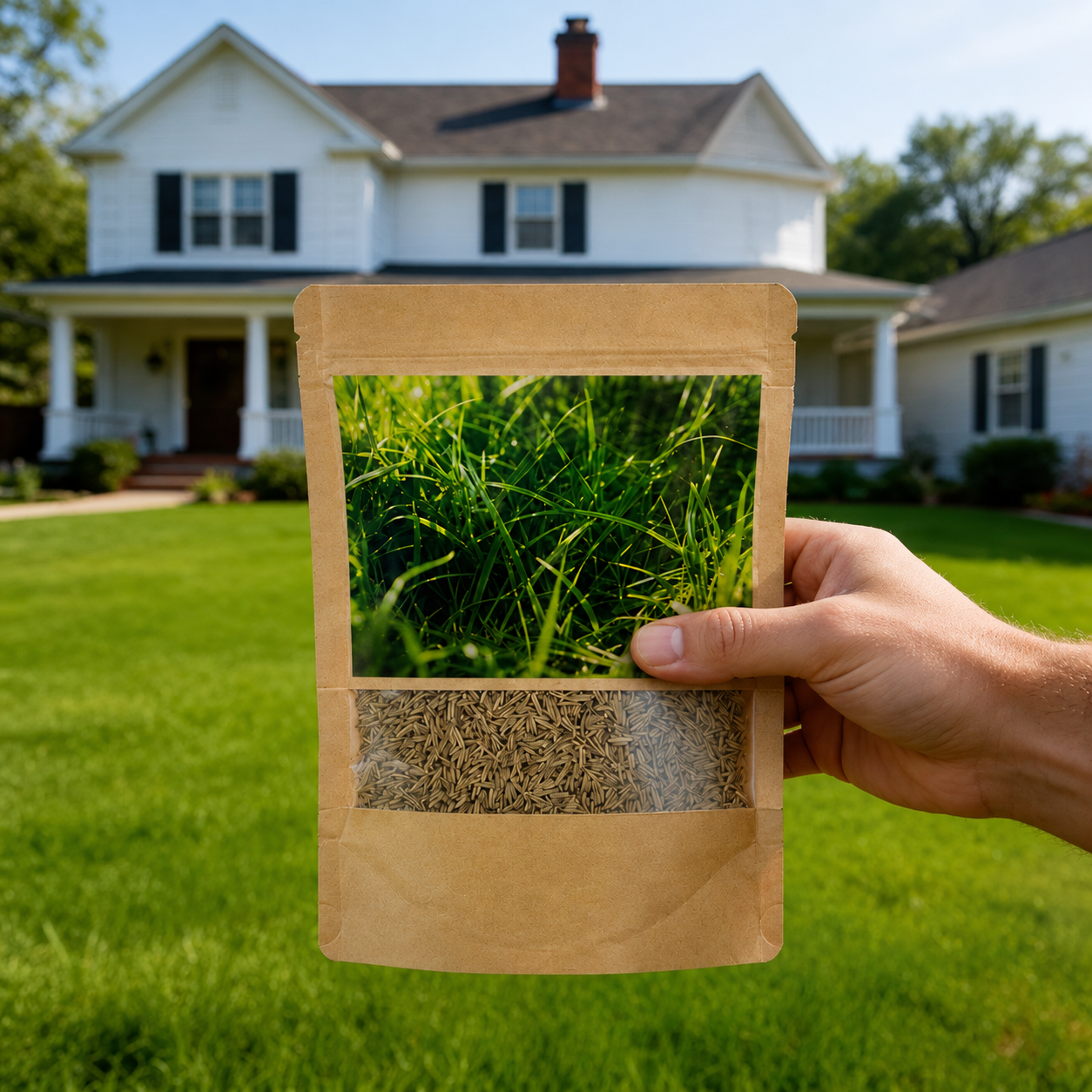 All Weather Rapid Growth Lawn Grass Seeds