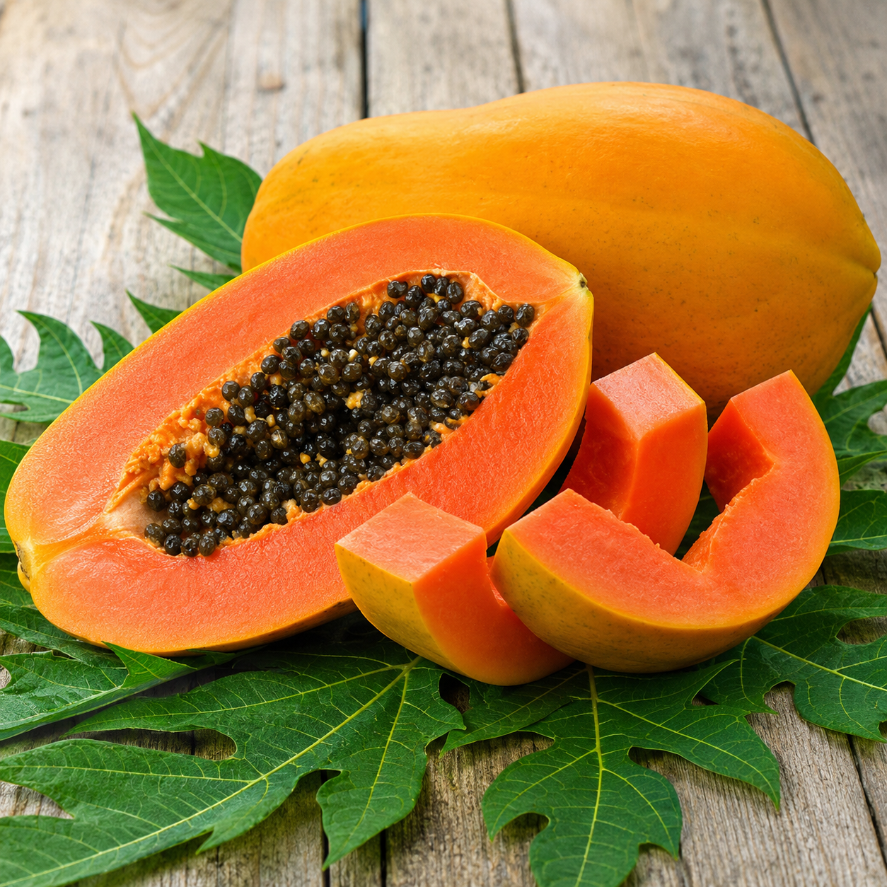 50 Authentic Cream Papaya Seeds