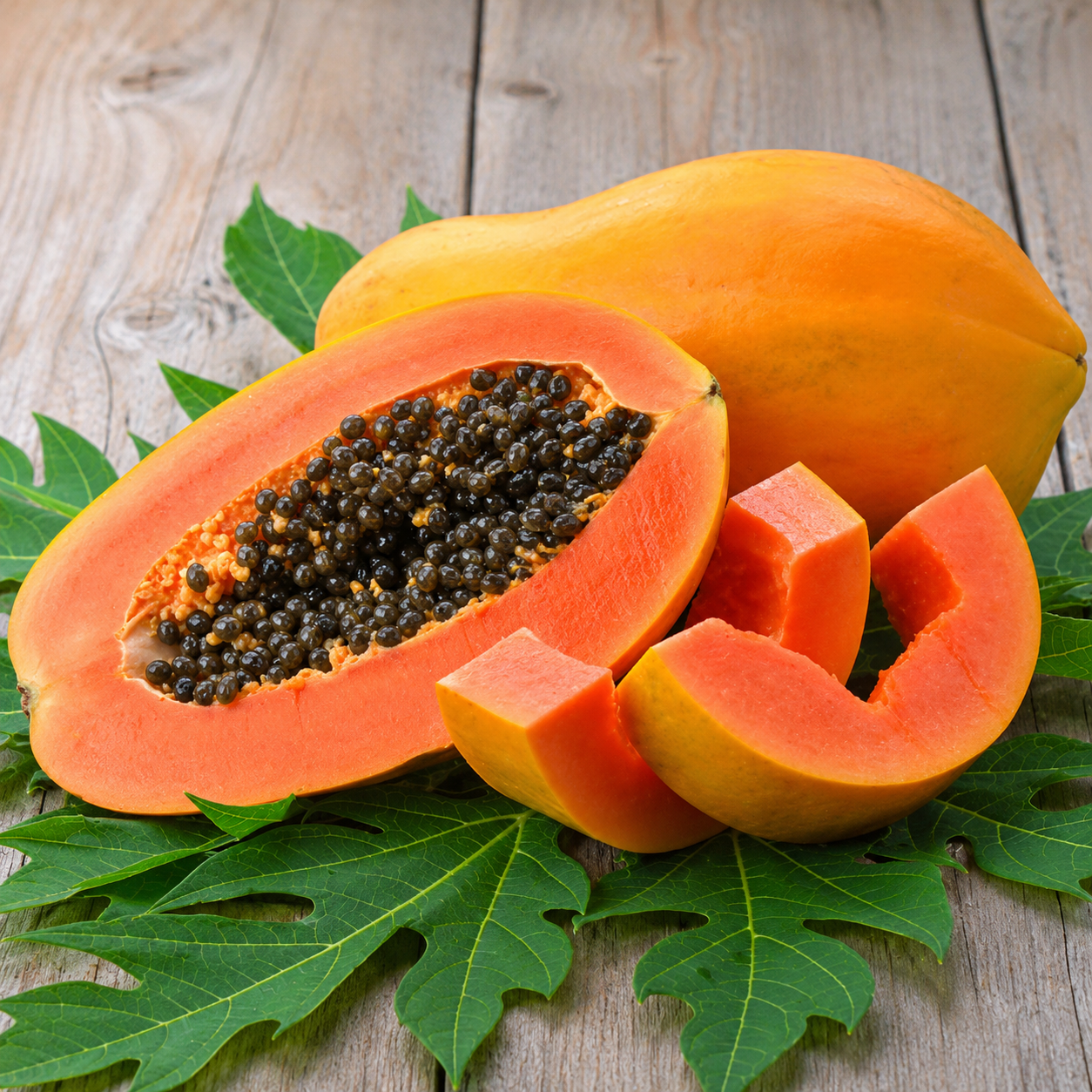 50 Authentic Cream Papaya Seeds