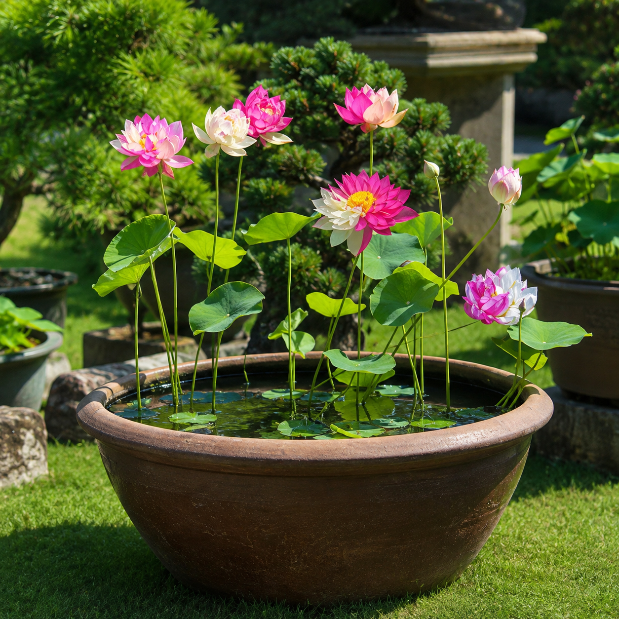5 Pieces Lotus Bonsai Seeds For Garden