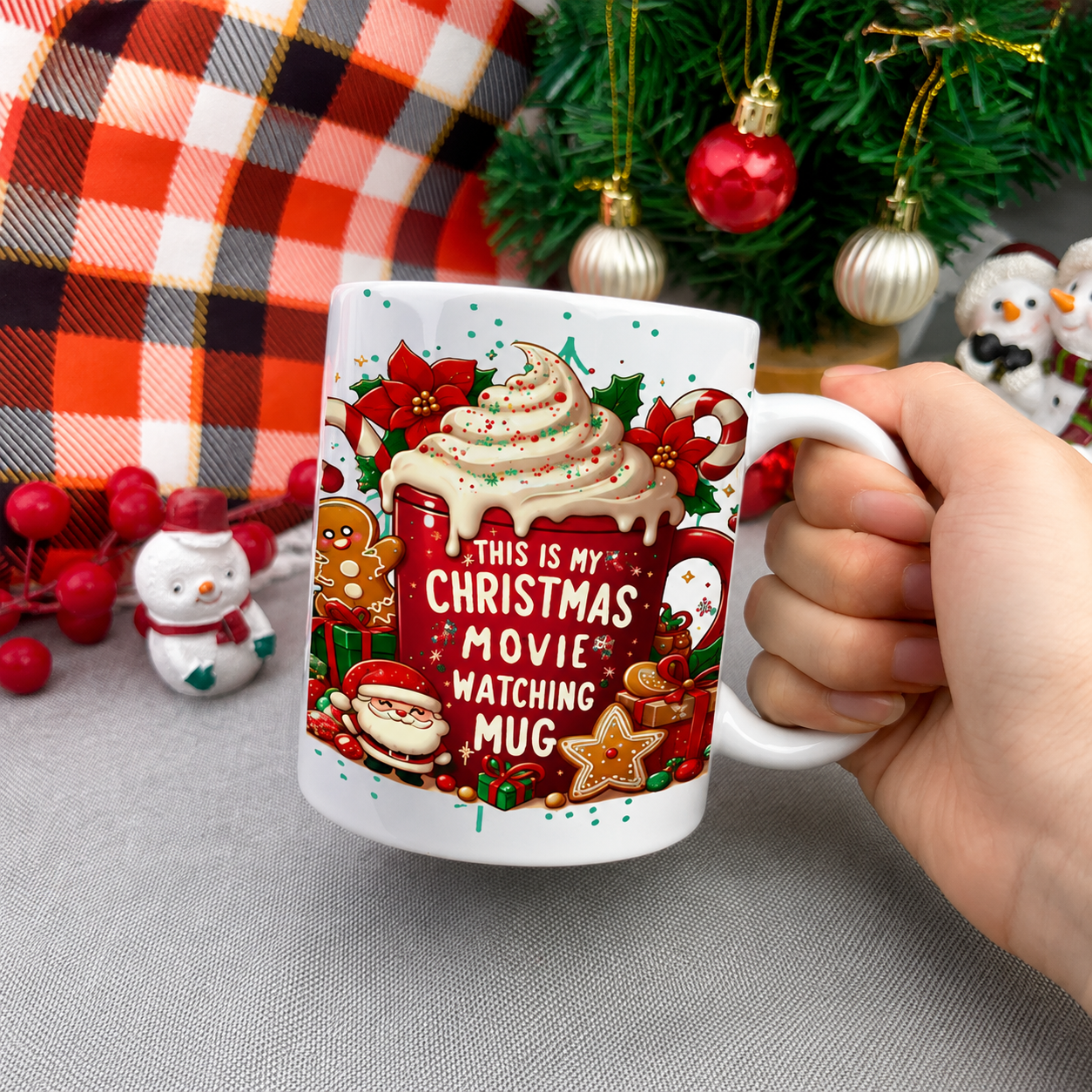 This Is My Christmas Printed Holiday Ceramic Coffee Mug