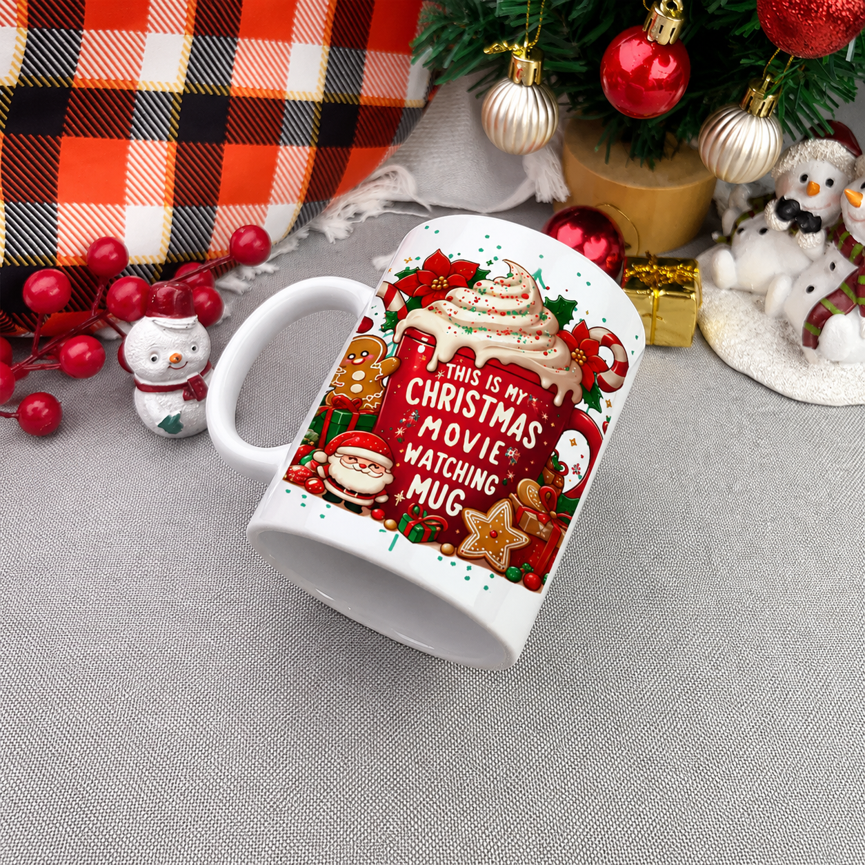 This Is My Christmas Printed Holiday Ceramic Coffee Mug