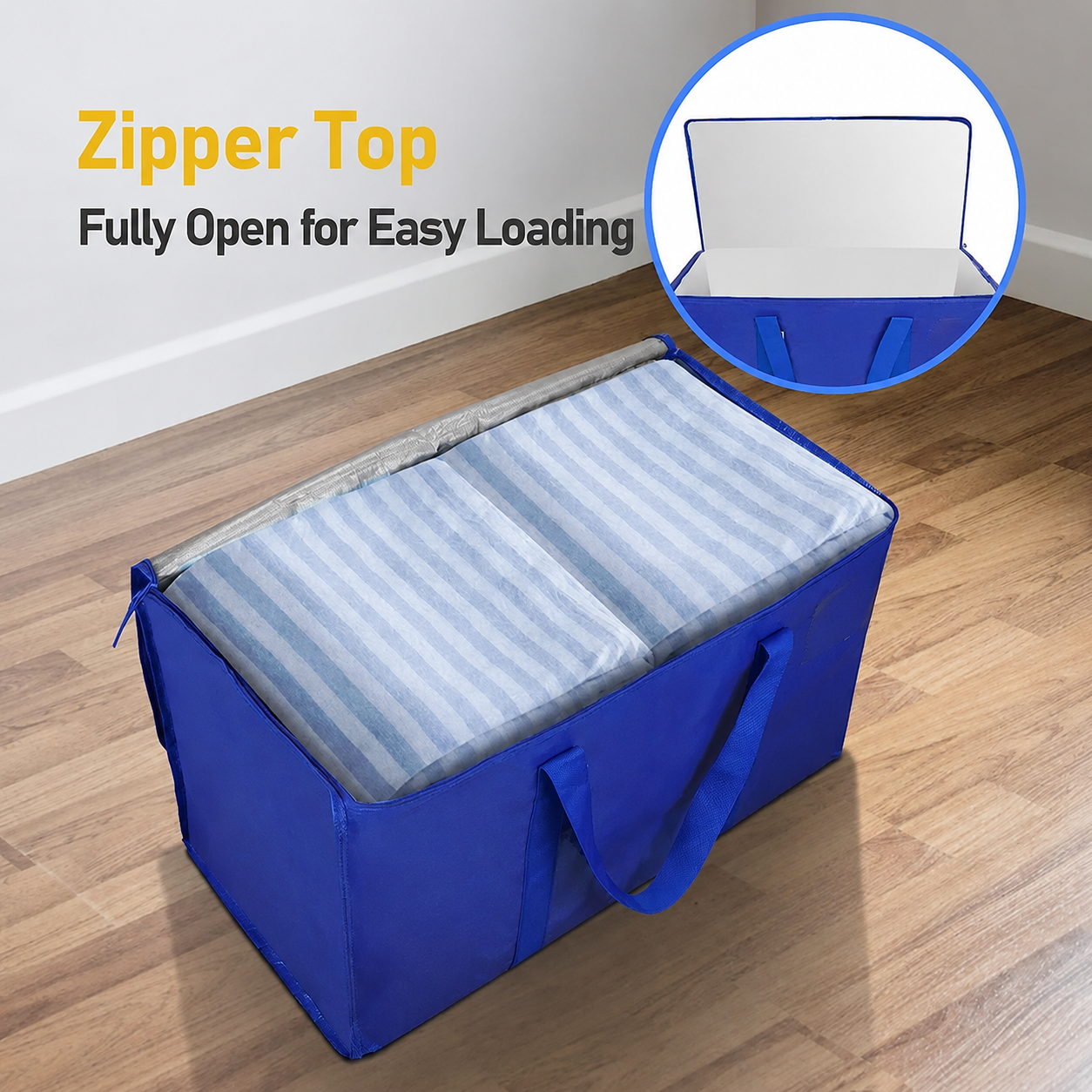 Large Heavy Duty Foldable Moving Bags With Carrying Handles