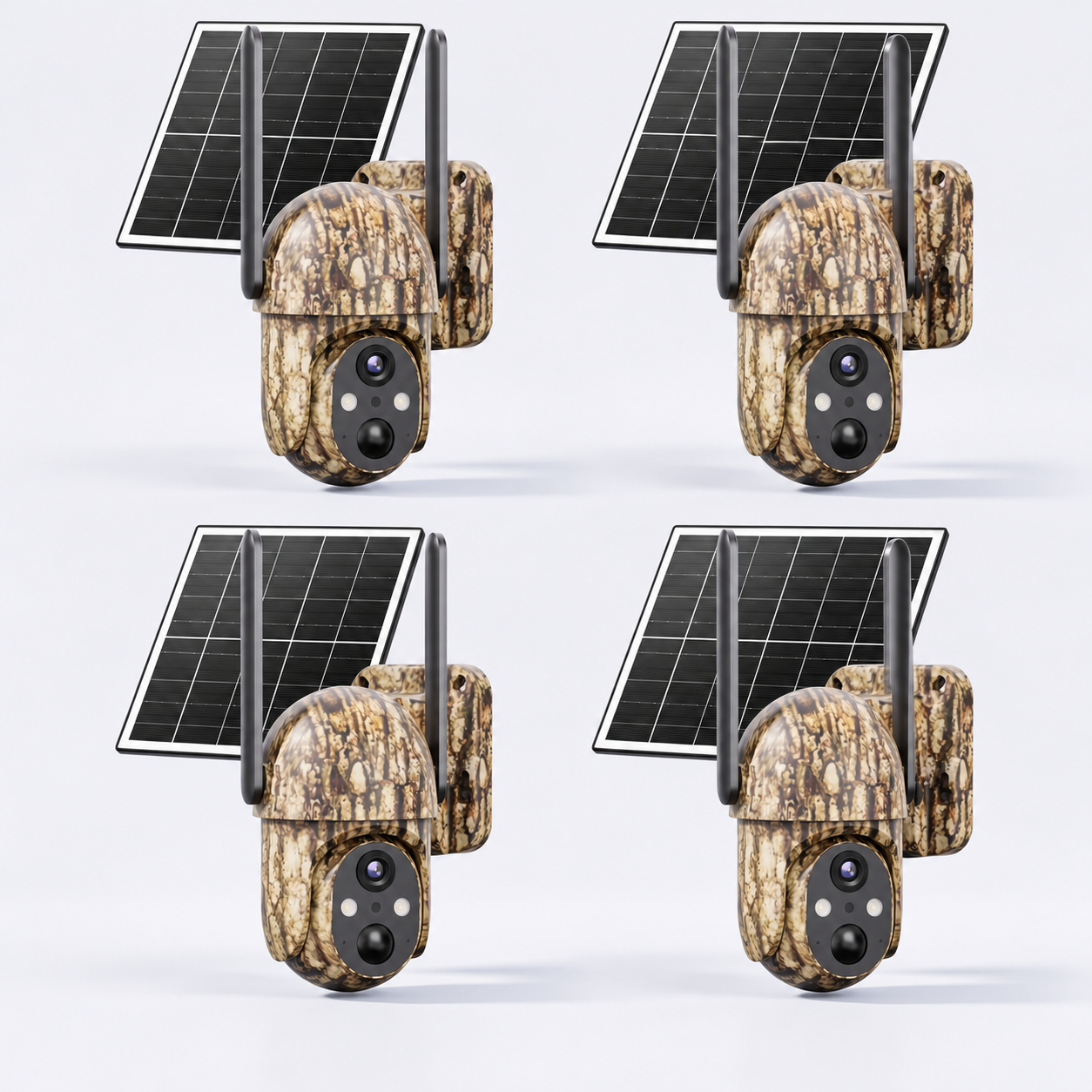 Solar Security Camera With 2K Night Vision And 360 Degree Viewing