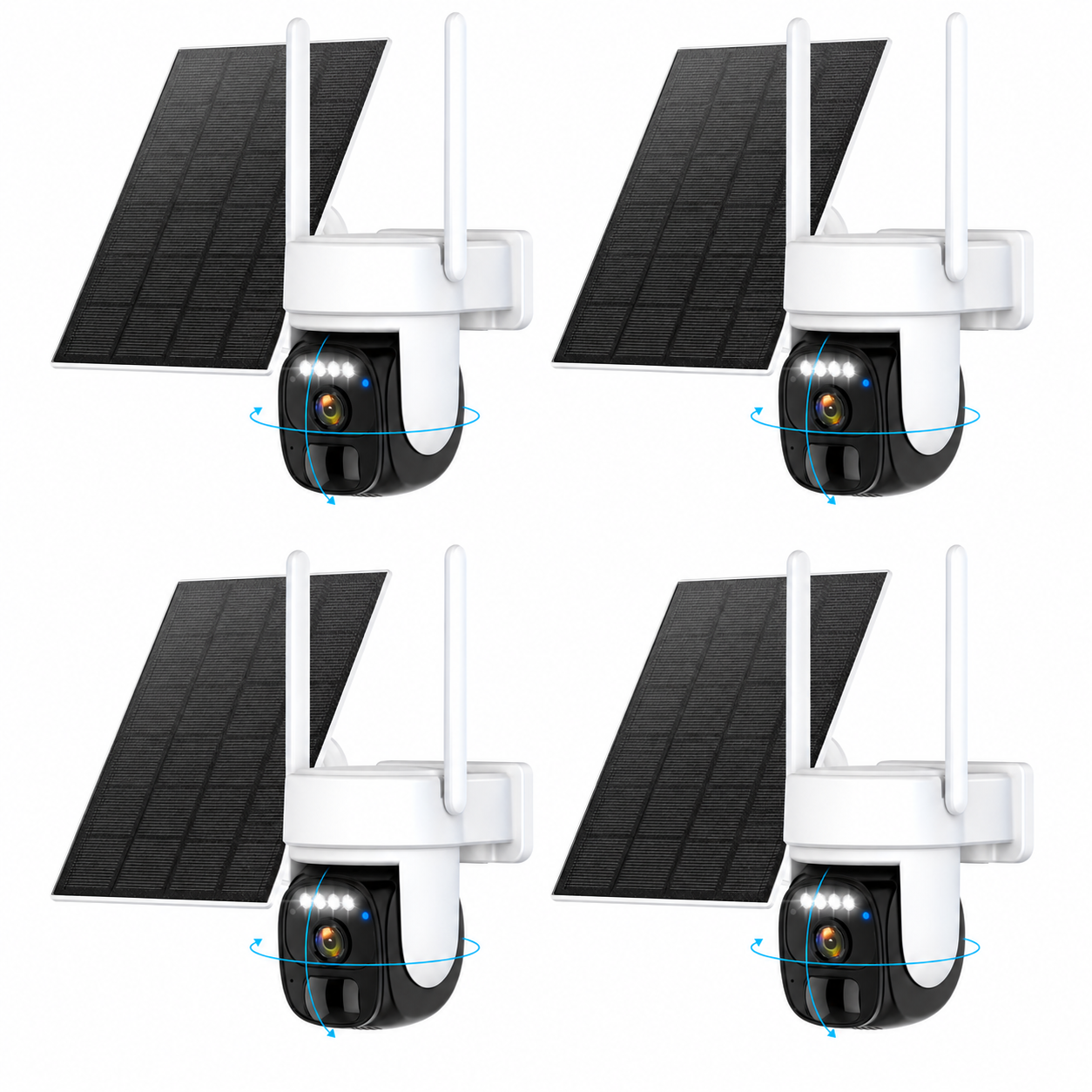 WiFi Solar Security Camera With Two Way Audio And Motion Detection