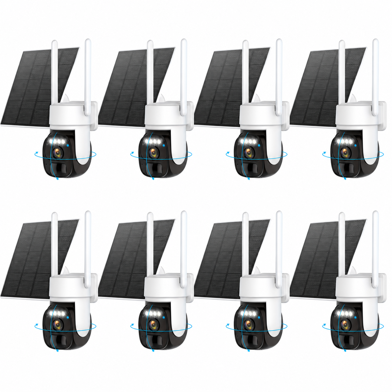 WiFi Solar Security Camera With Two Way Audio And Motion Detection