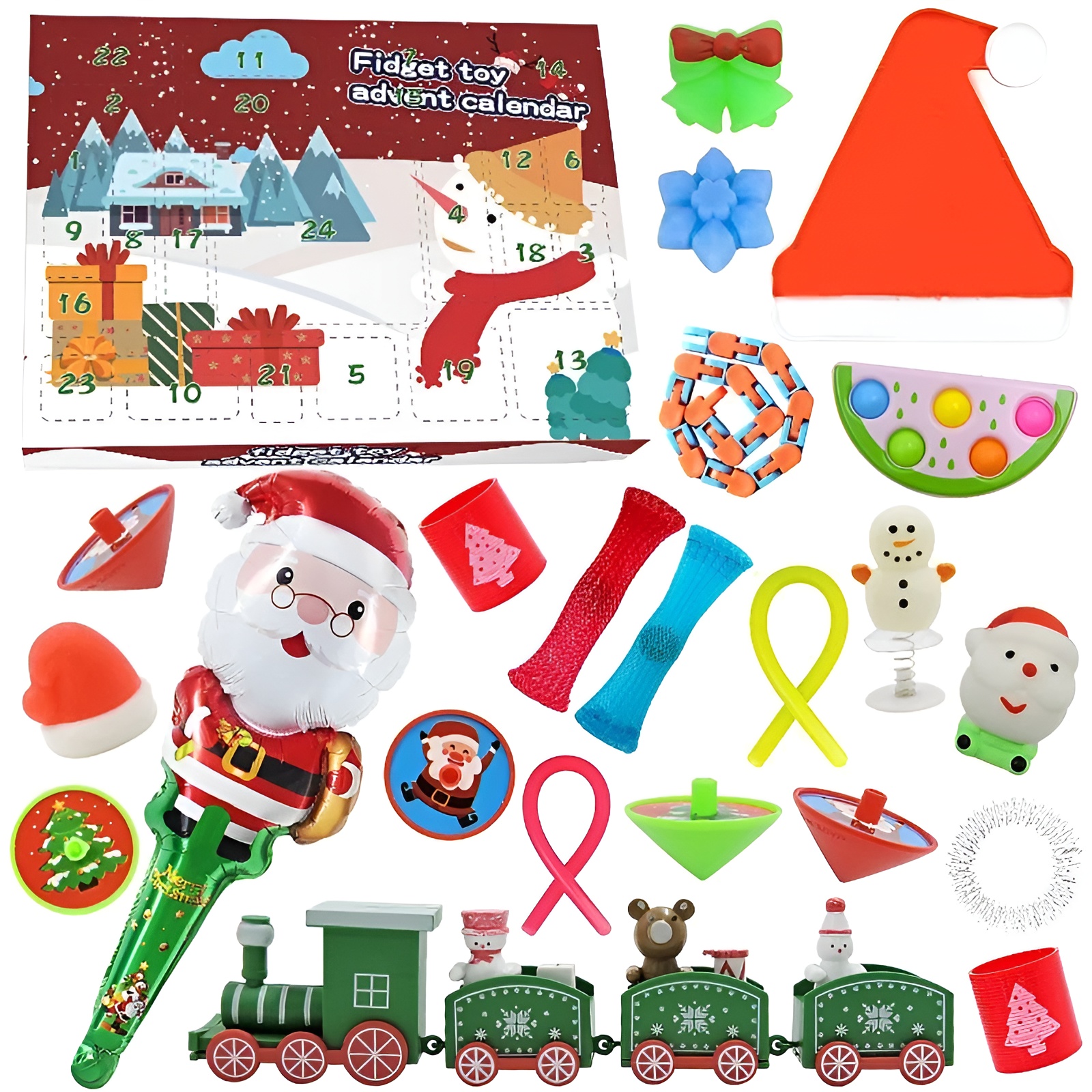Christmas Advent Calendar 2025 With 24 Day Countdown And Fidget Toys