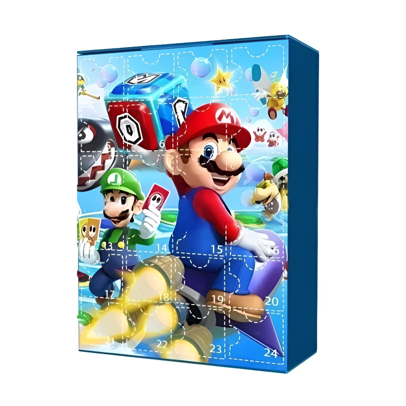 Christmas Advent Calendar With 24 Day Countdown And Cartoon Character Figures