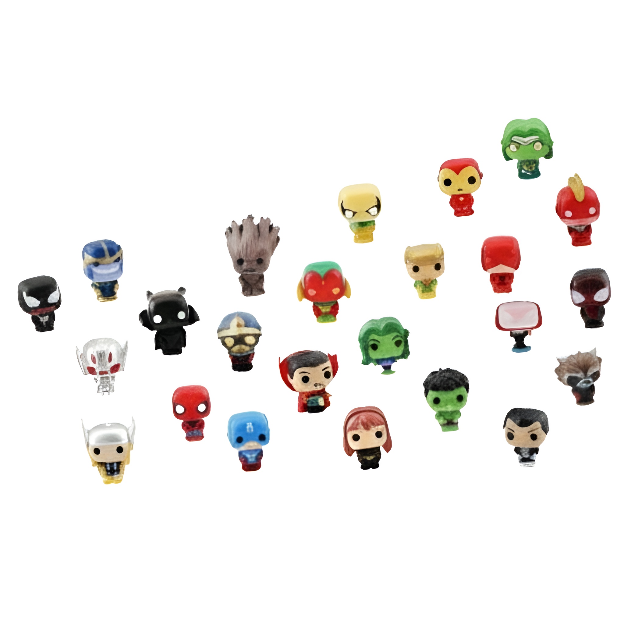 Christmas Countdown Calendar With 24 Superhero Mini Figures Set For Kids