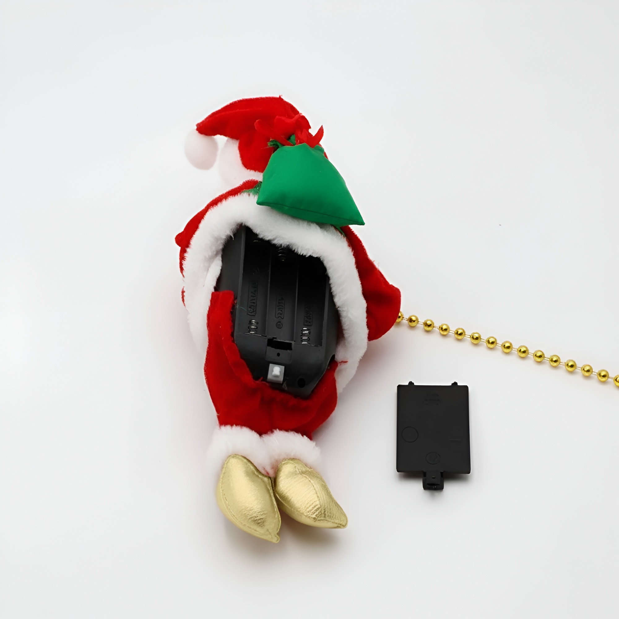 Christmas Musical Rope Climbing Santa Claus Doll
