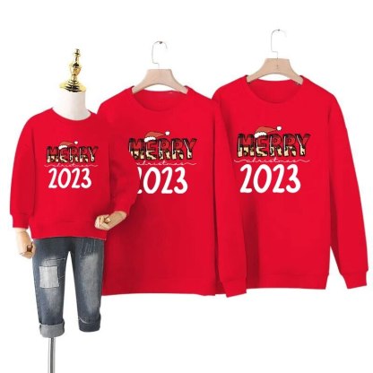 Christmas Printed Matching Family Sweatshirt - Grafton Collection