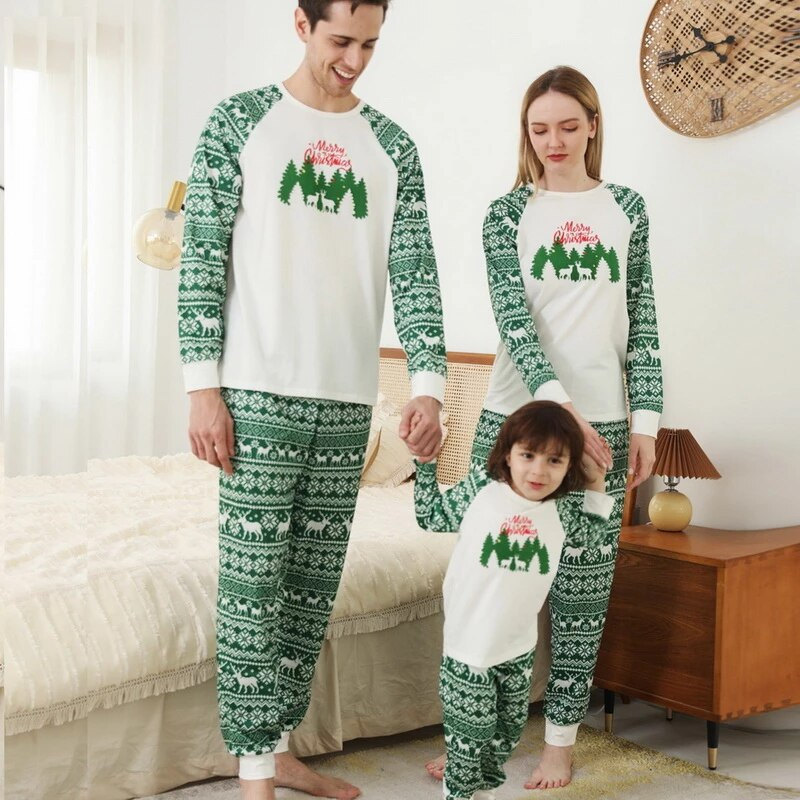 Merry Christmas Family Pajama Set - Grafton Collection
