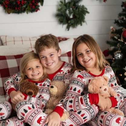 Santa Claus Xmas Pajamas Set - Grafton Collection