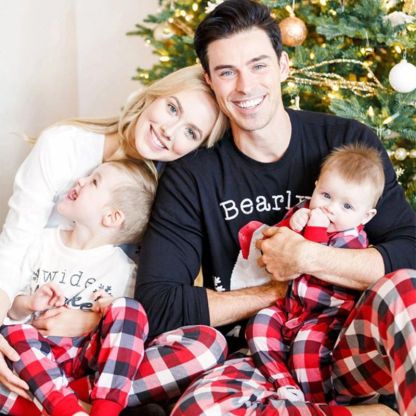 Bearly Plaid Christmas Pajamas Family - Grafton Collection