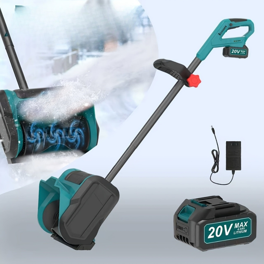 Cordless Snow Blower With Quick Battery Charging