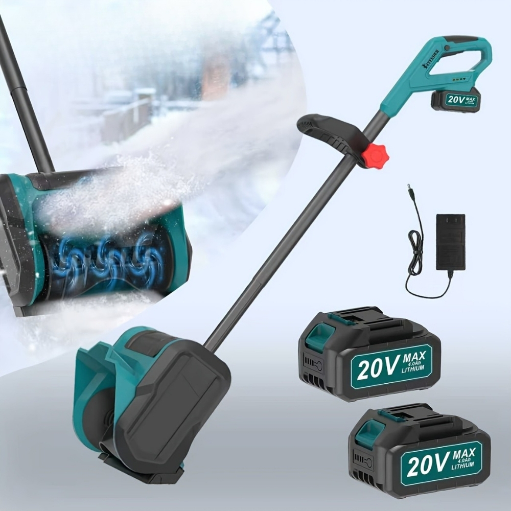 Cordless Snow Blower With Quick Battery Charging