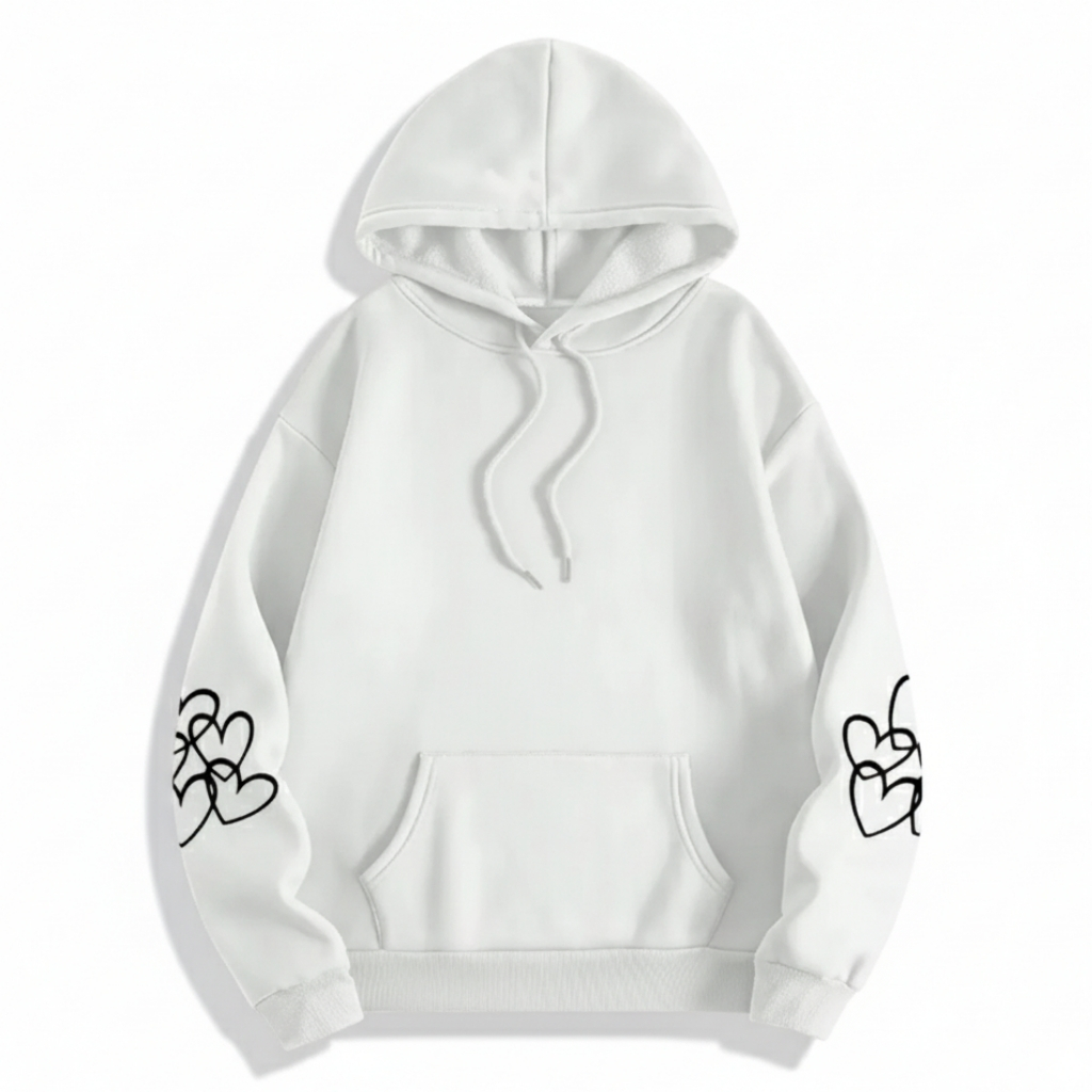 Cozy Highland Cow Printed Hoodie For Women