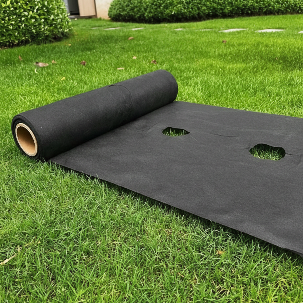 Heavy Duty Ground Cover Fabric With Planting Holes