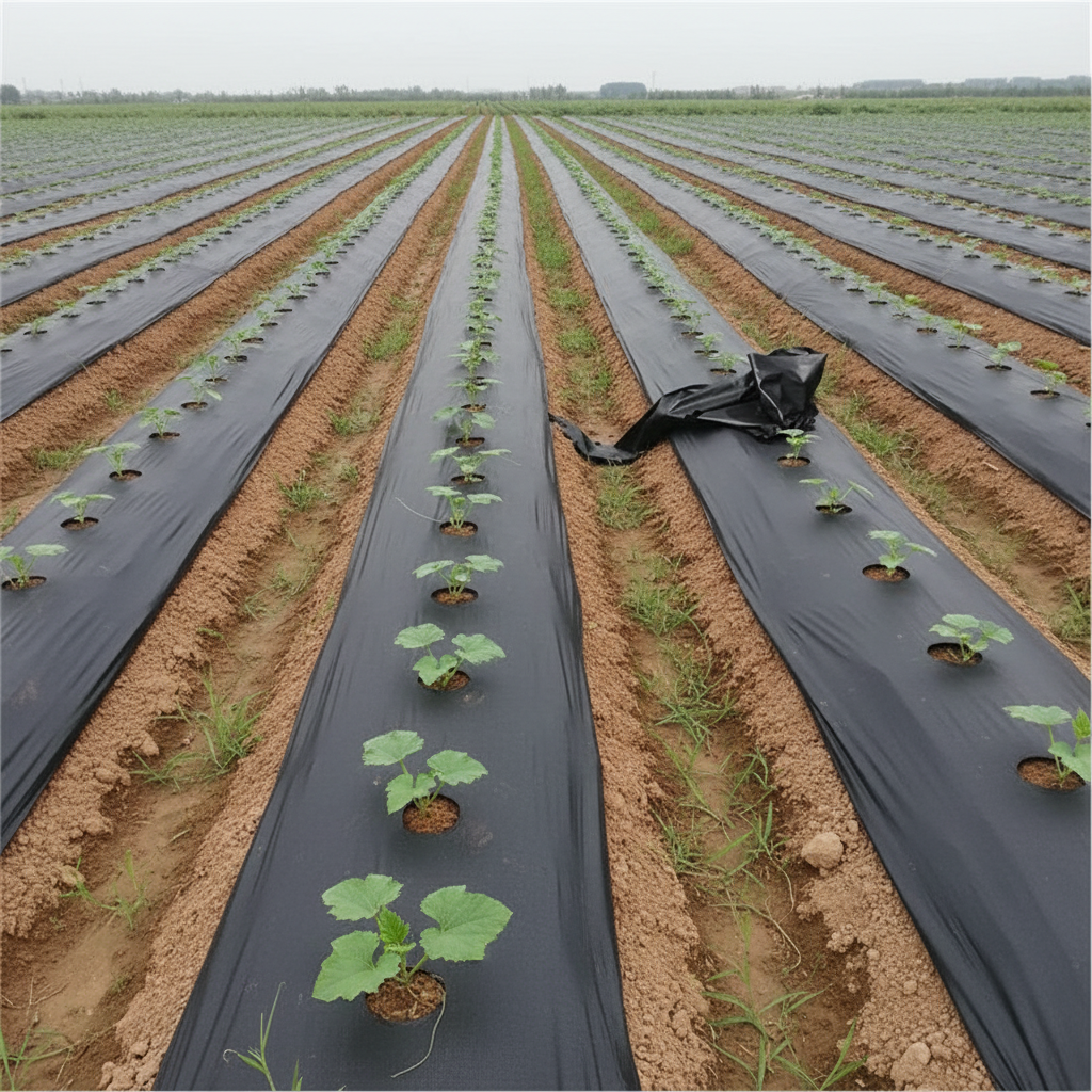 Heavy Duty Ground Cover Fabric With Planting Holes