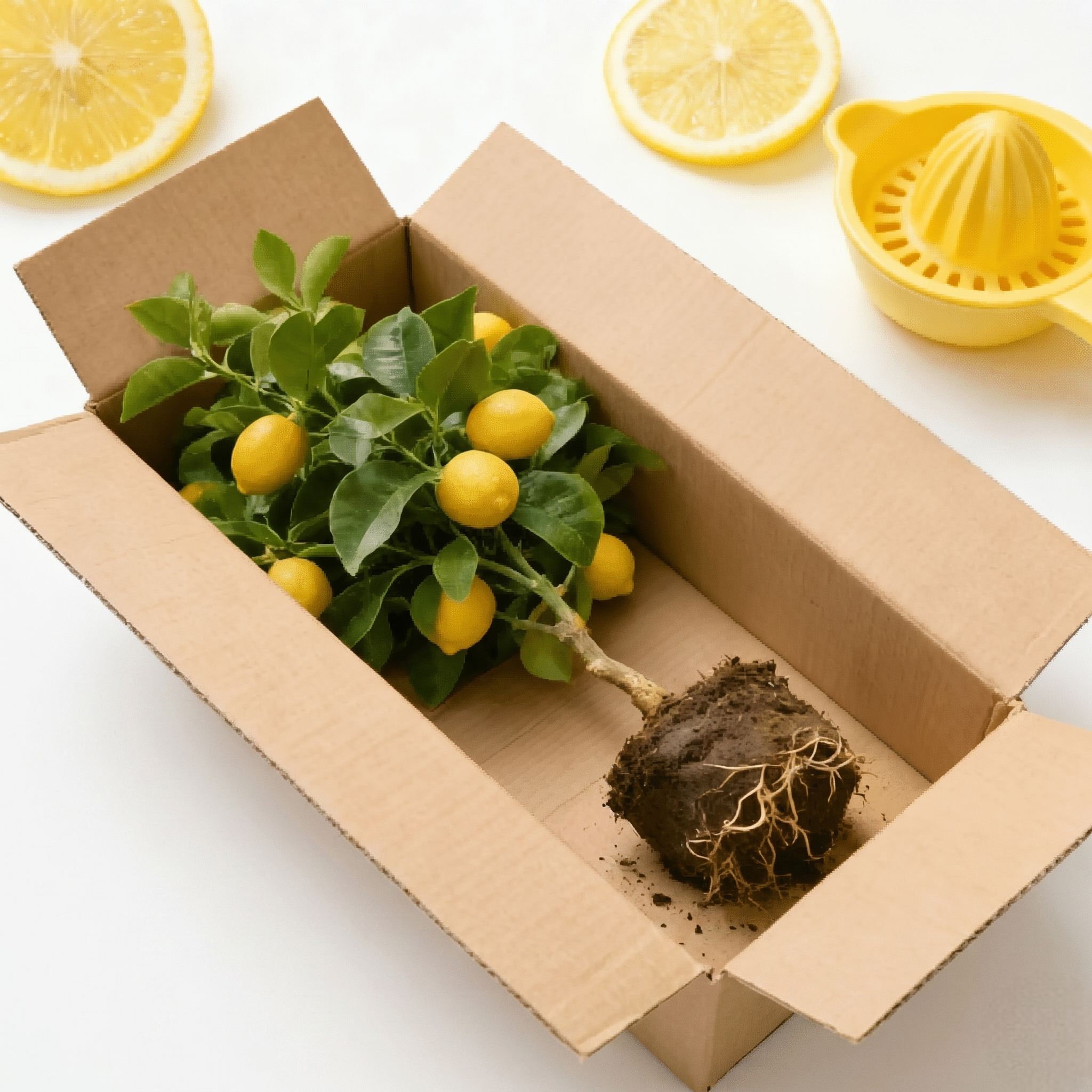 Dwarf Lemon Tree Fast Growth Stem