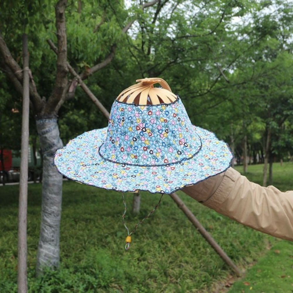 Fashionable Bamboo Fan Hat - Grafton Collection
