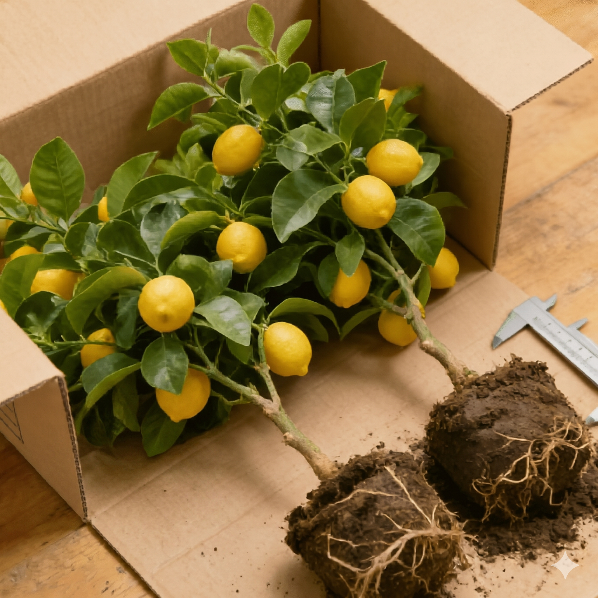 Dwarf Lemon Tree Fast Growth Stem