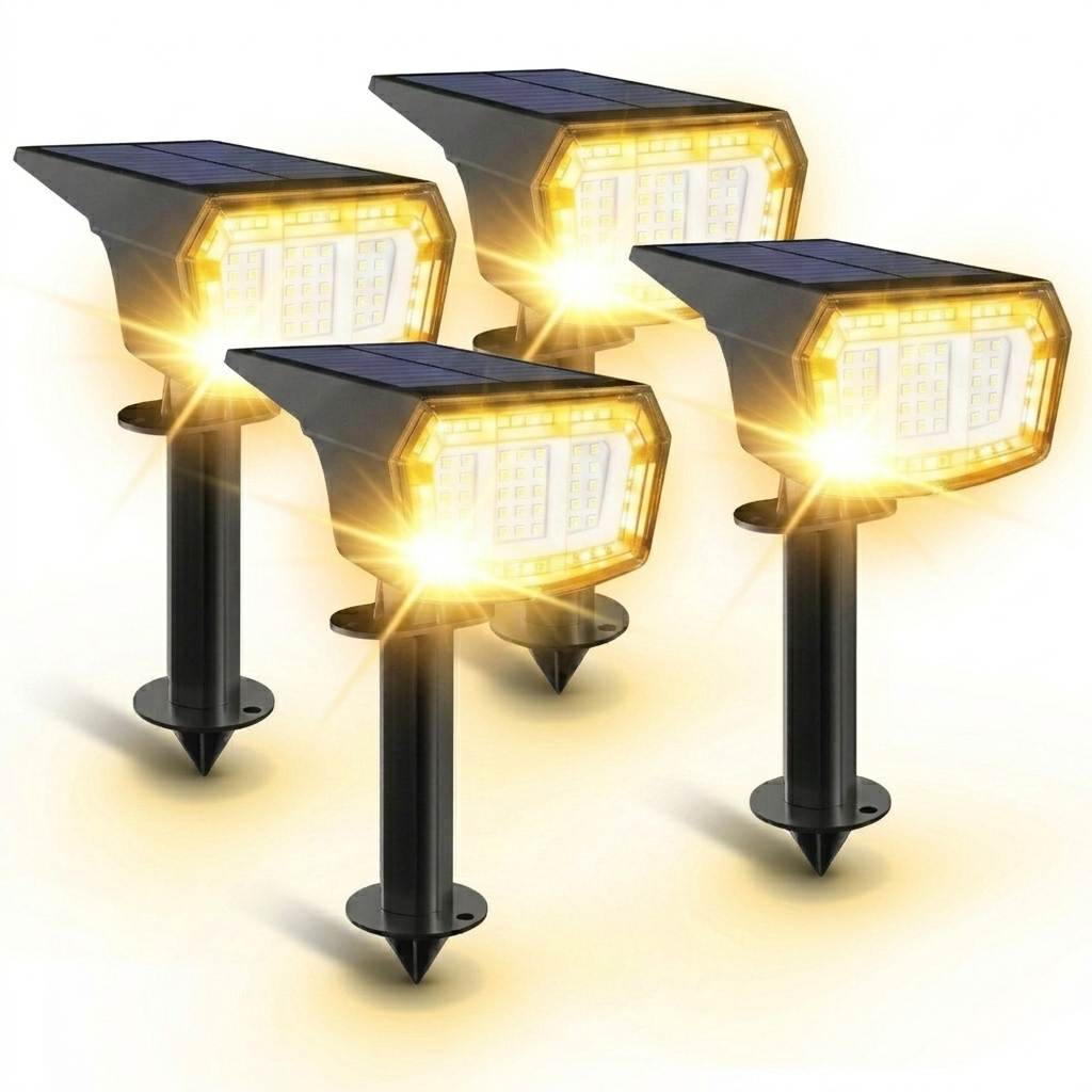 9 Lighting Solar LED Spot Lights For Outdoor 