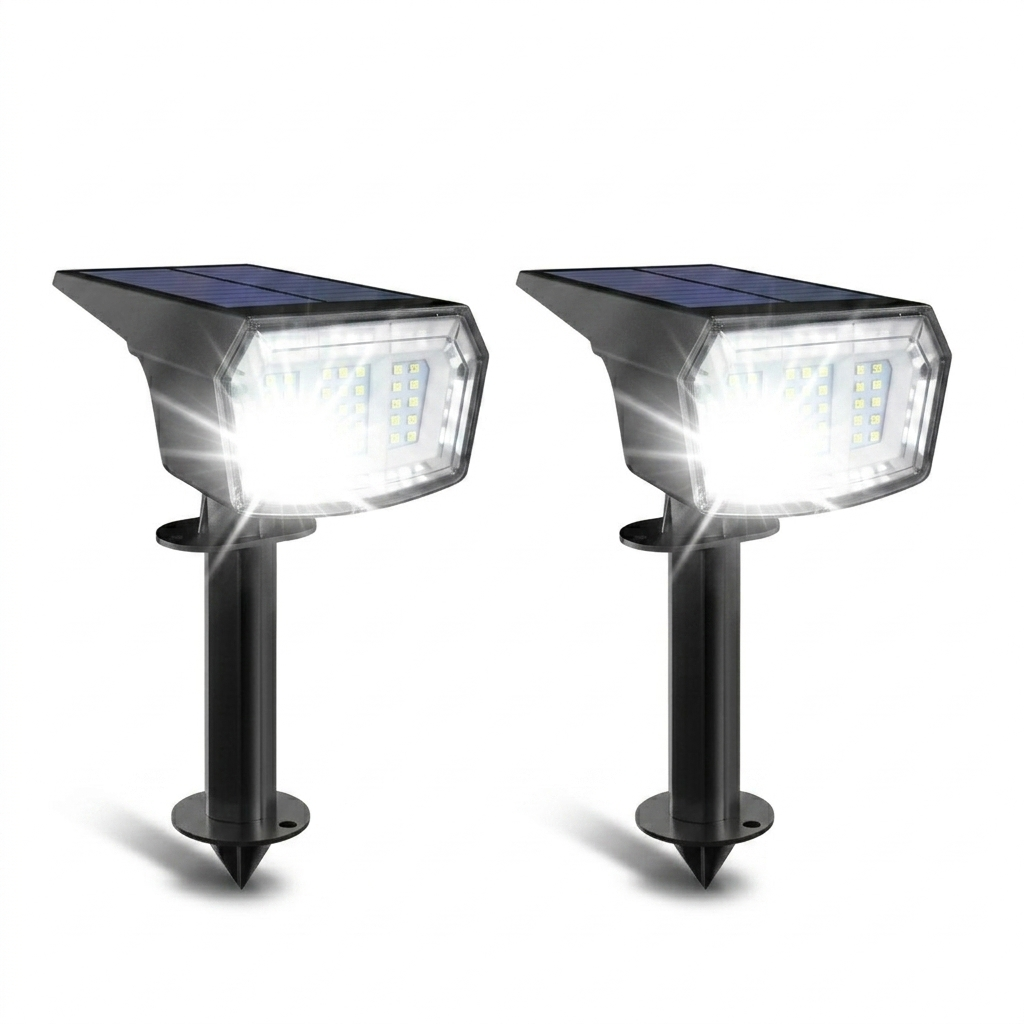 9 Lighting Solar LED Spot Lights For Outdoor 