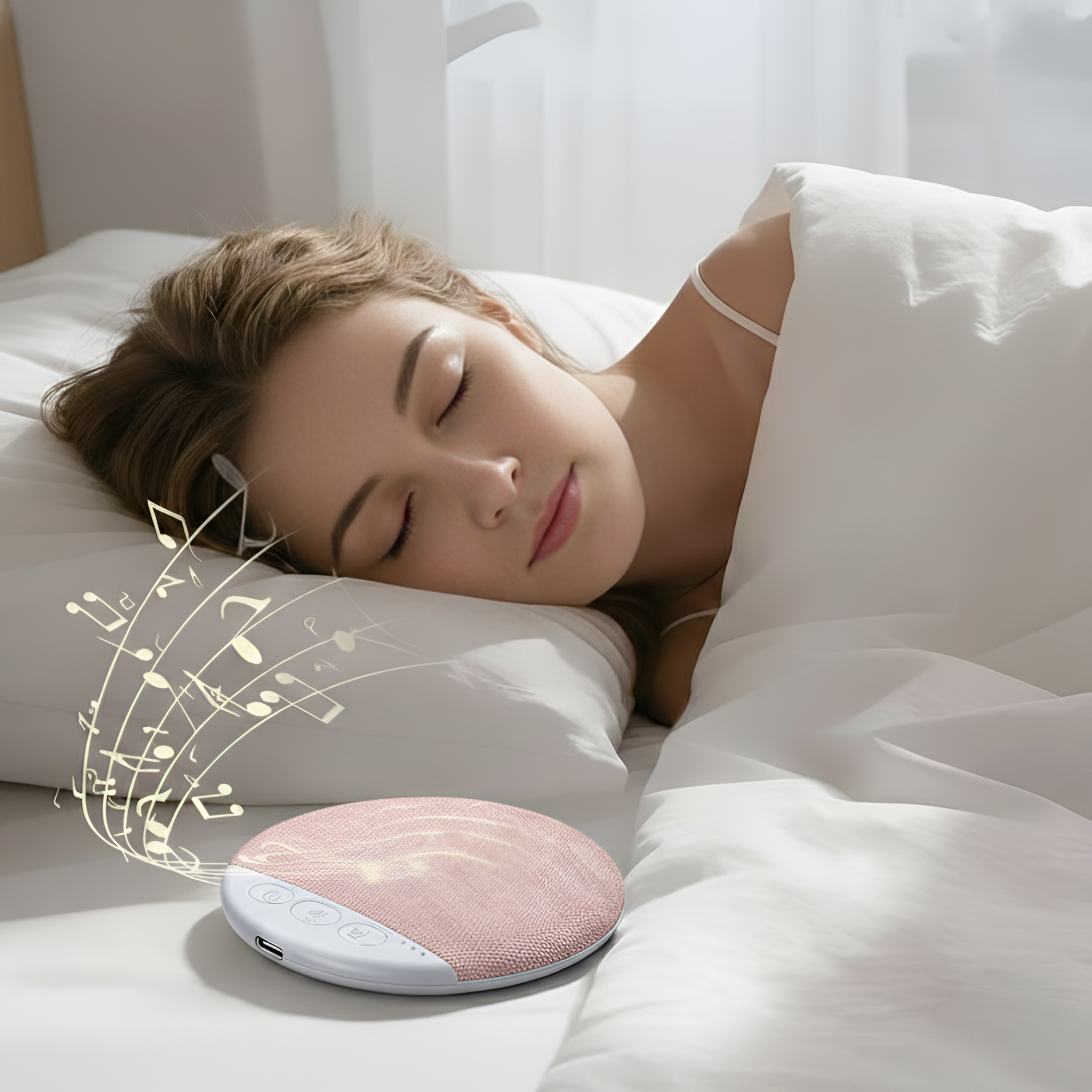 Bluetooth Pillow Speaker With Timer For Private Night Audio