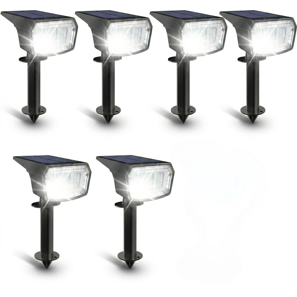 9 Lighting Solar LED Spot Lights For Outdoor 