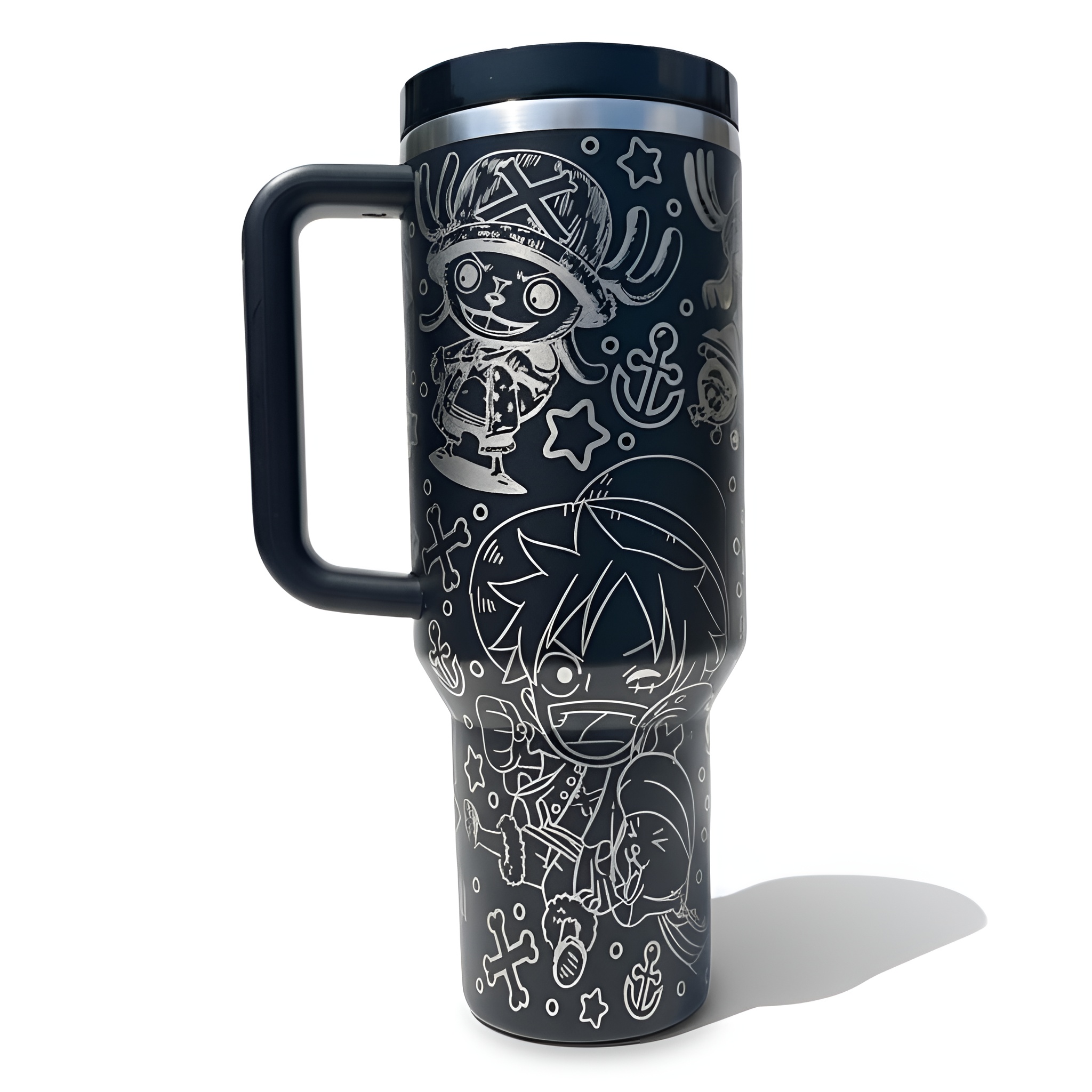 Stanley Tumbler with One Piece Design for Travel and Outdoor Use
