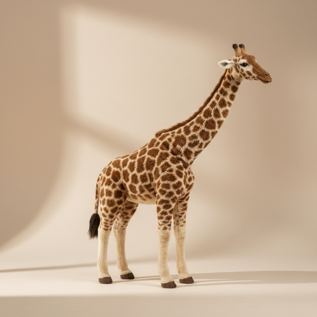 Giraffes In a Storm Plush Toy
