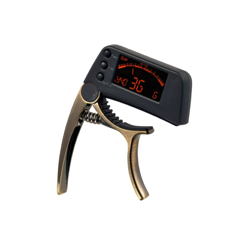 Dual Use Guitar Capo Tuner With LCD Display - Grafton Collection