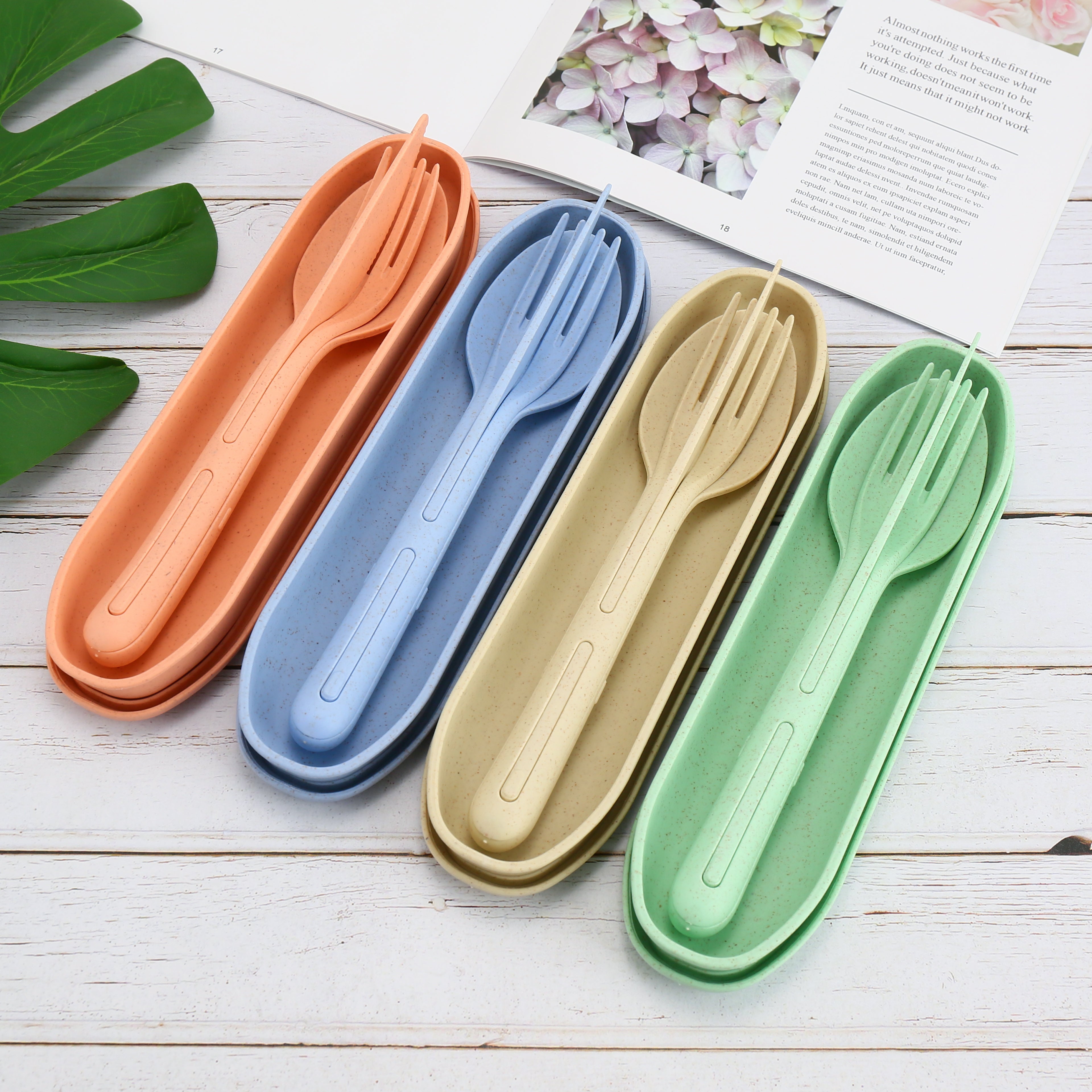 3-In-1 Portable Cutlery Sets + Case - Grafton Collection