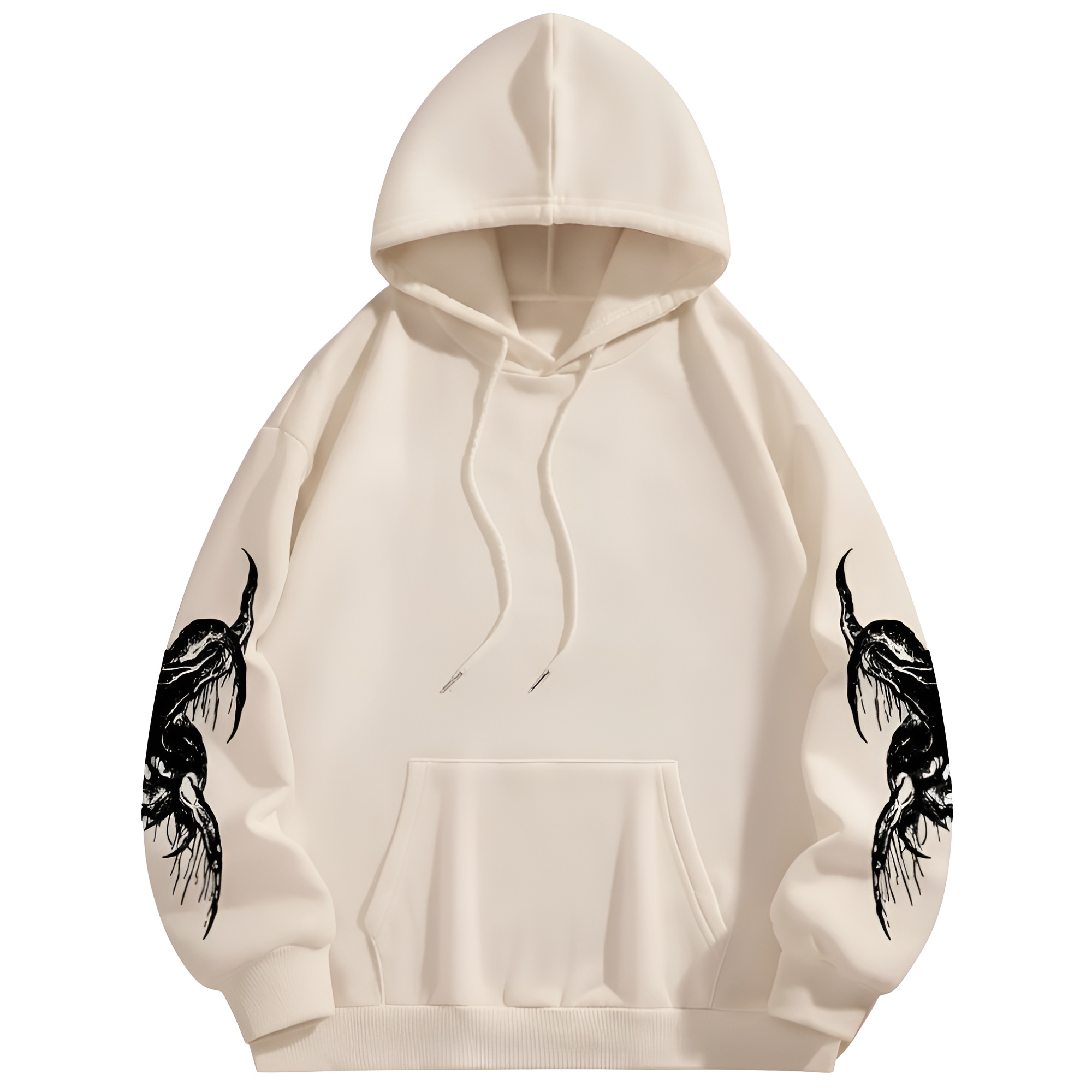 Halloween Graphic Print Hoodie For Women