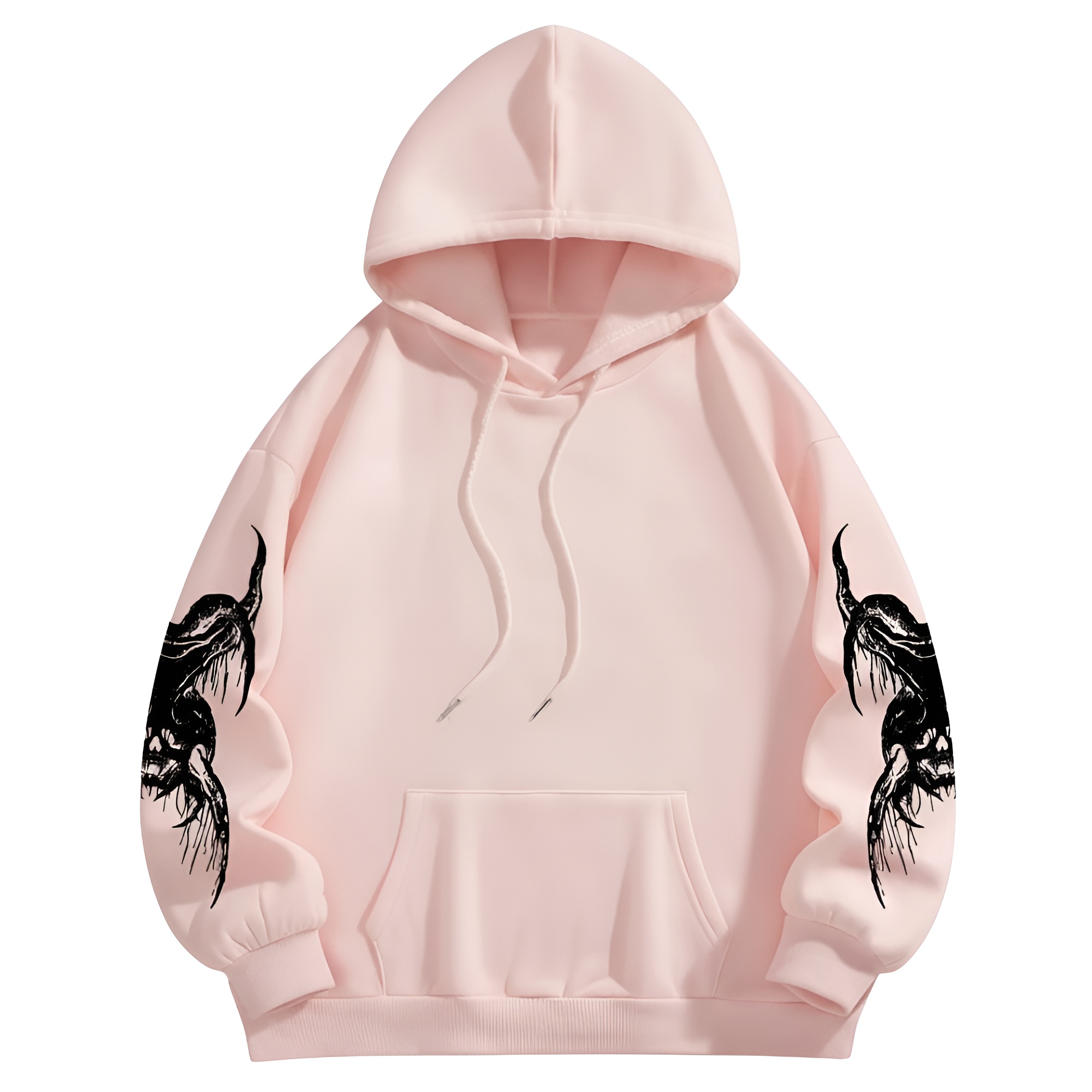 Halloween Graphic Print Hoodie For Women