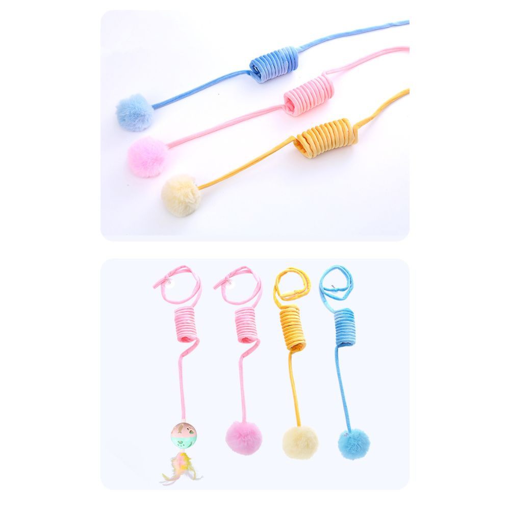 Hanging Spring Plush Ball Cat - Grafton Collection