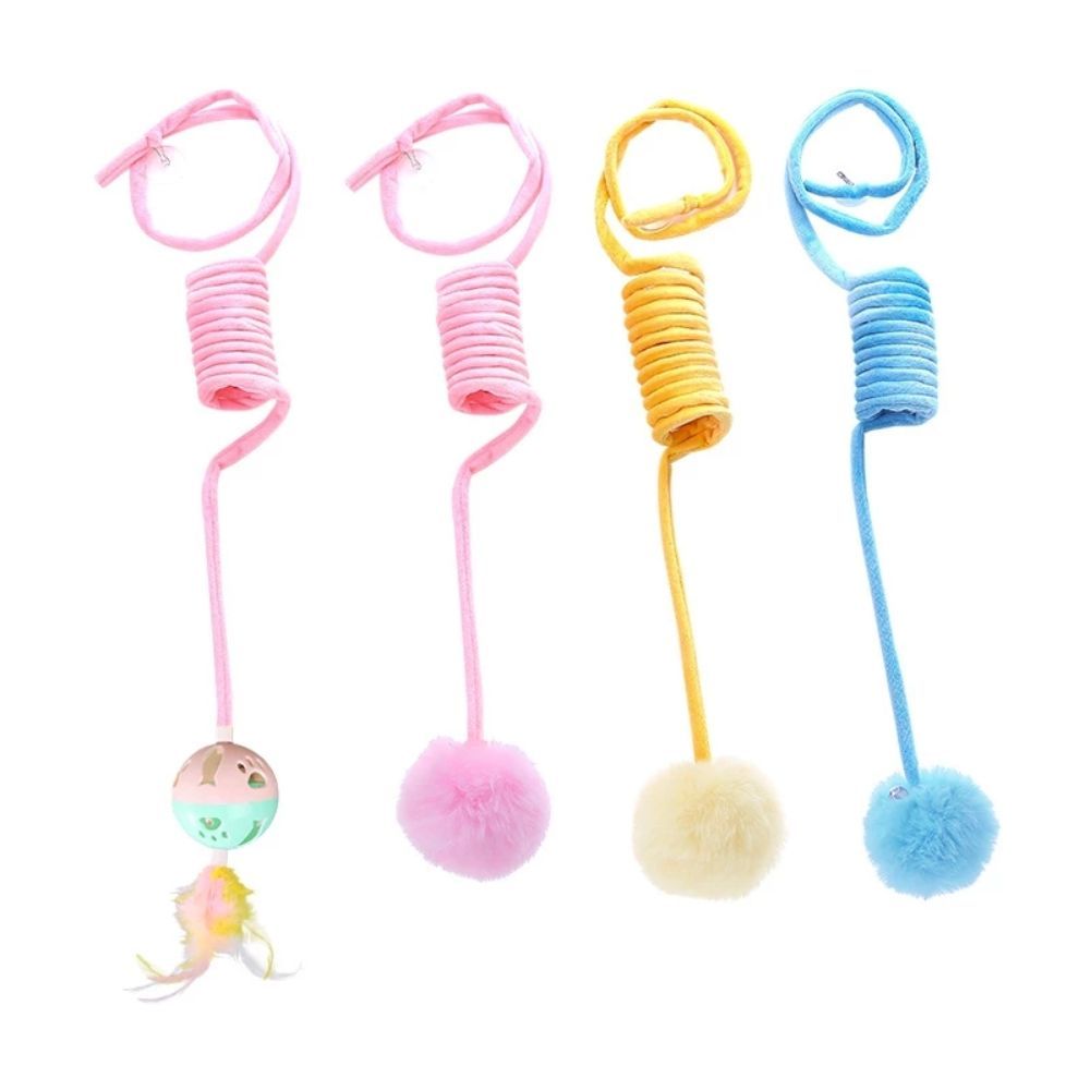 Hanging Spring Plush Ball Cat - Grafton Collection