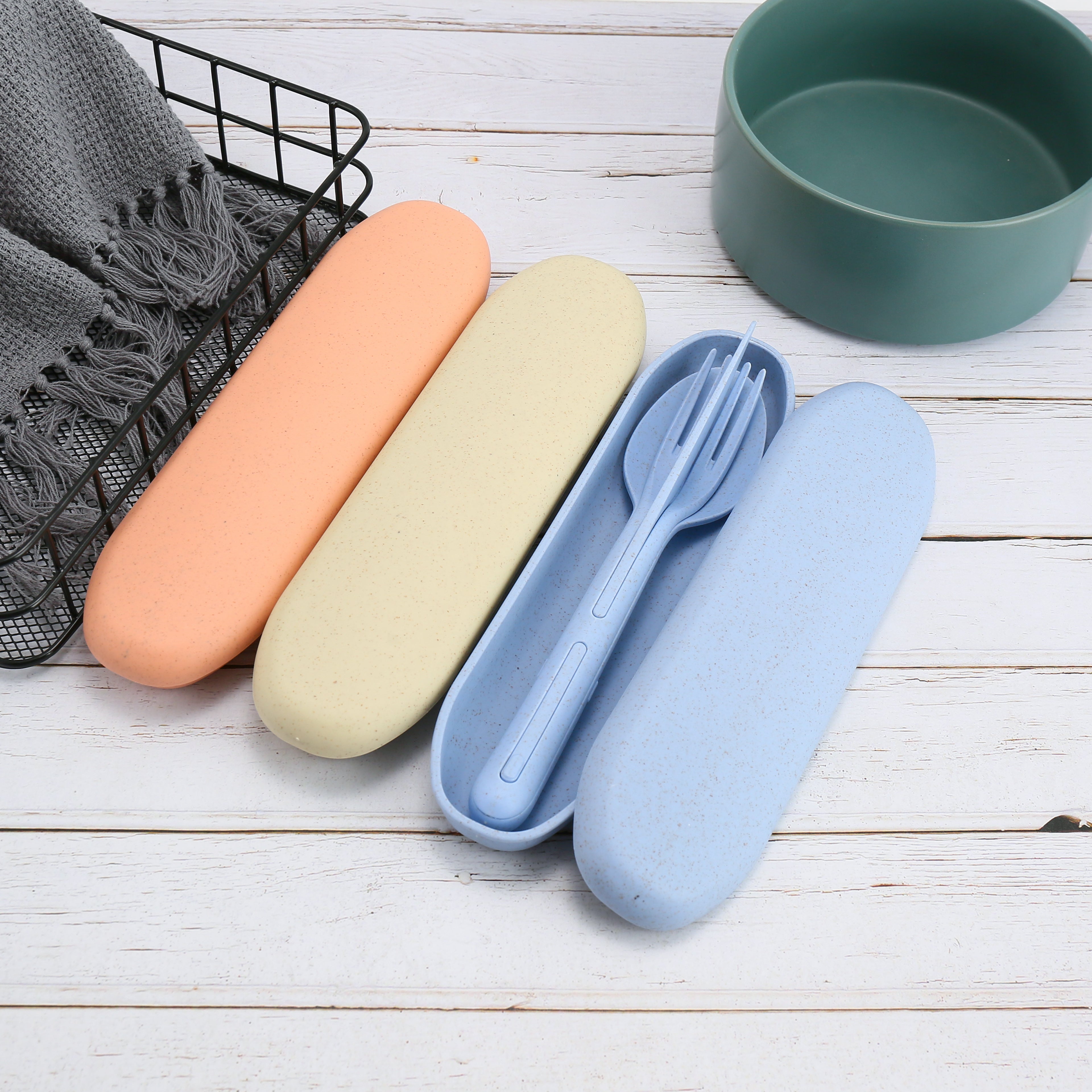 3-In-1 Portable Cutlery Sets + Case - Grafton Collection