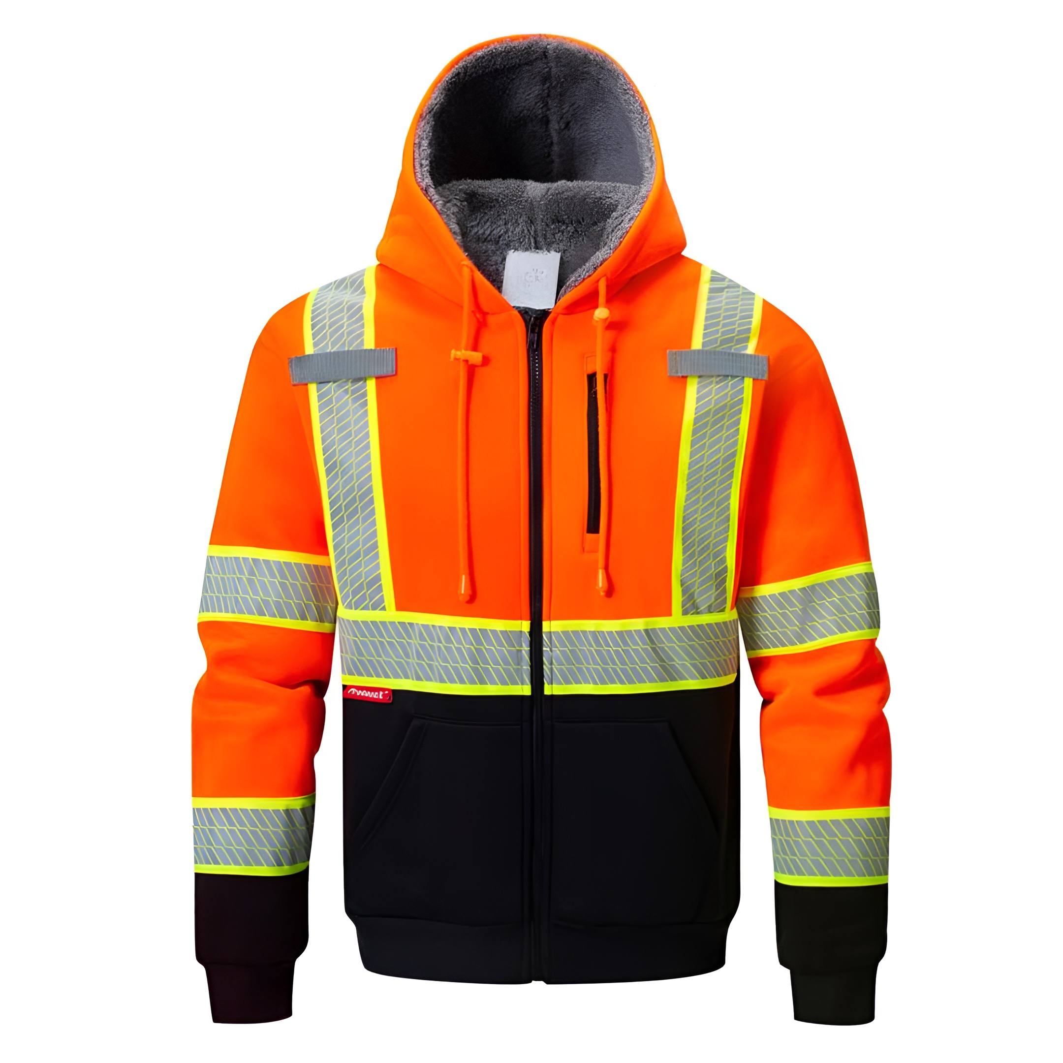 High Contrast Workwear Zip Jacketa