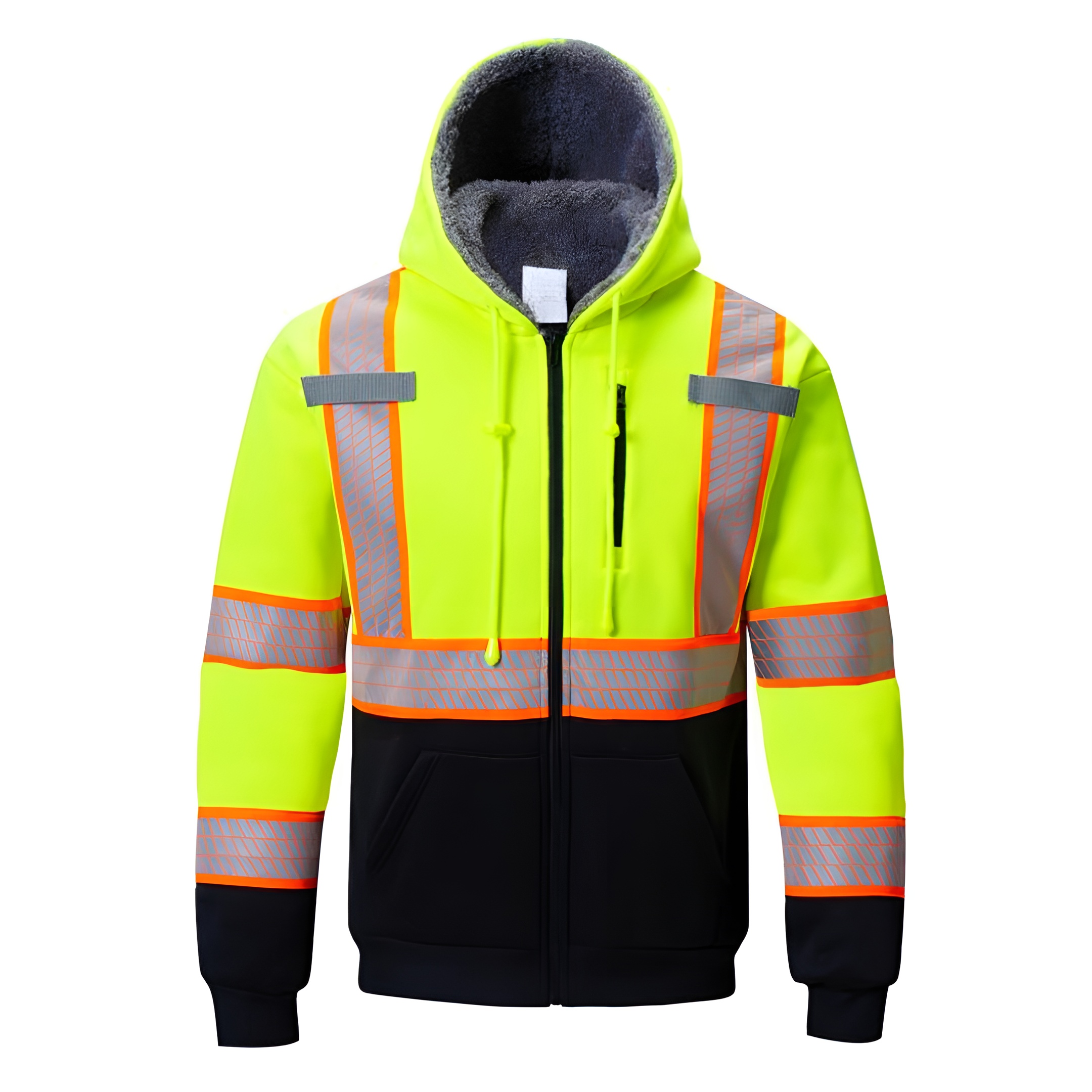 High Contrast Workwear Zip Jacketa