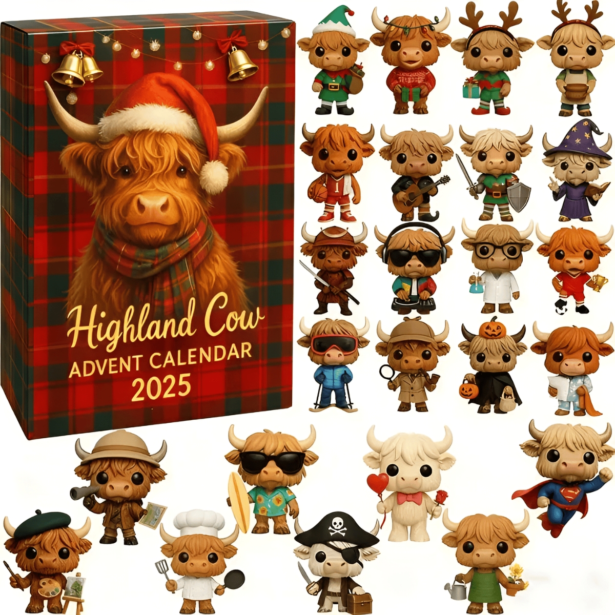 Highland Cow Advent Calendar 2025