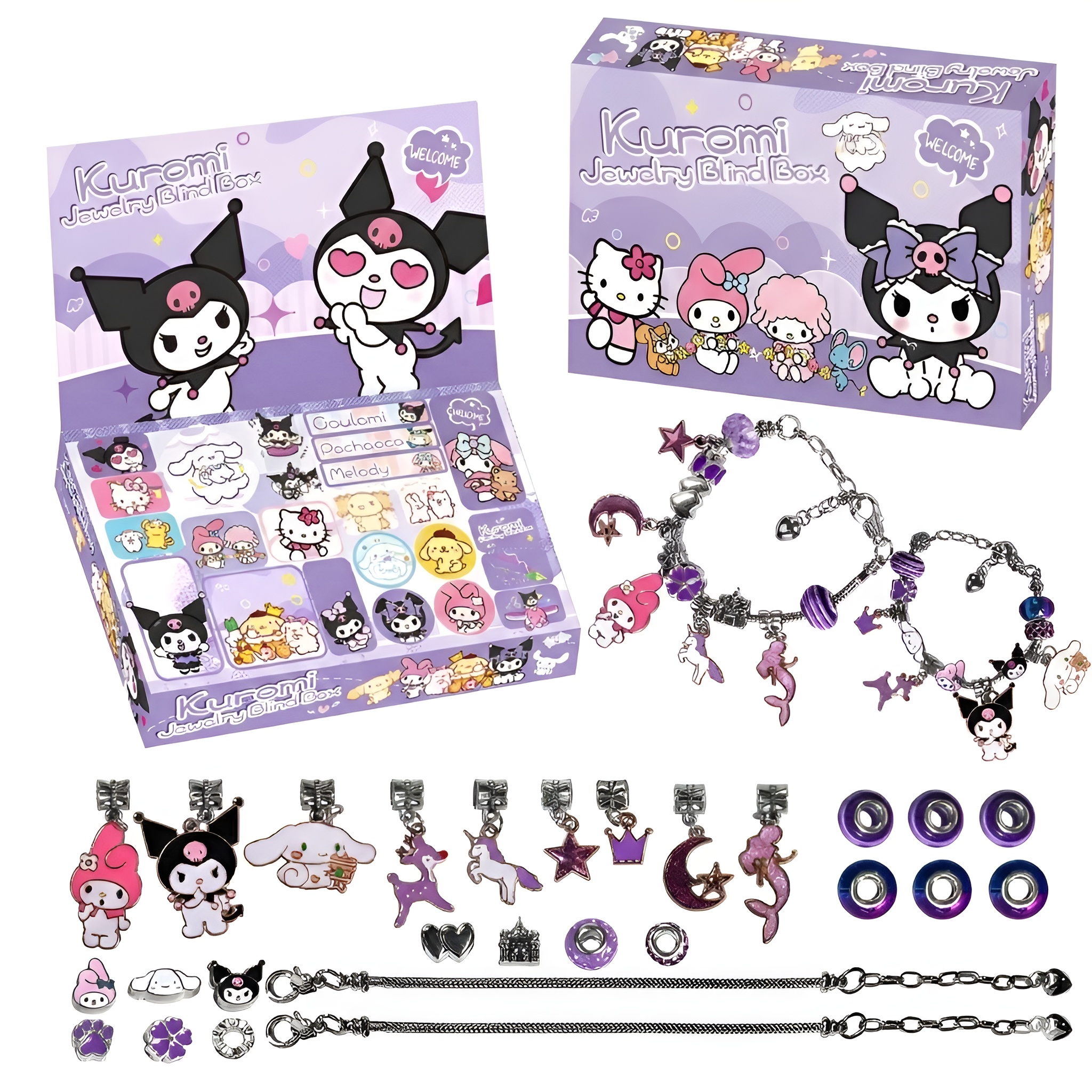 Holiday Craft Calendar With 24 Beads And Bracelet Surprises For Kids