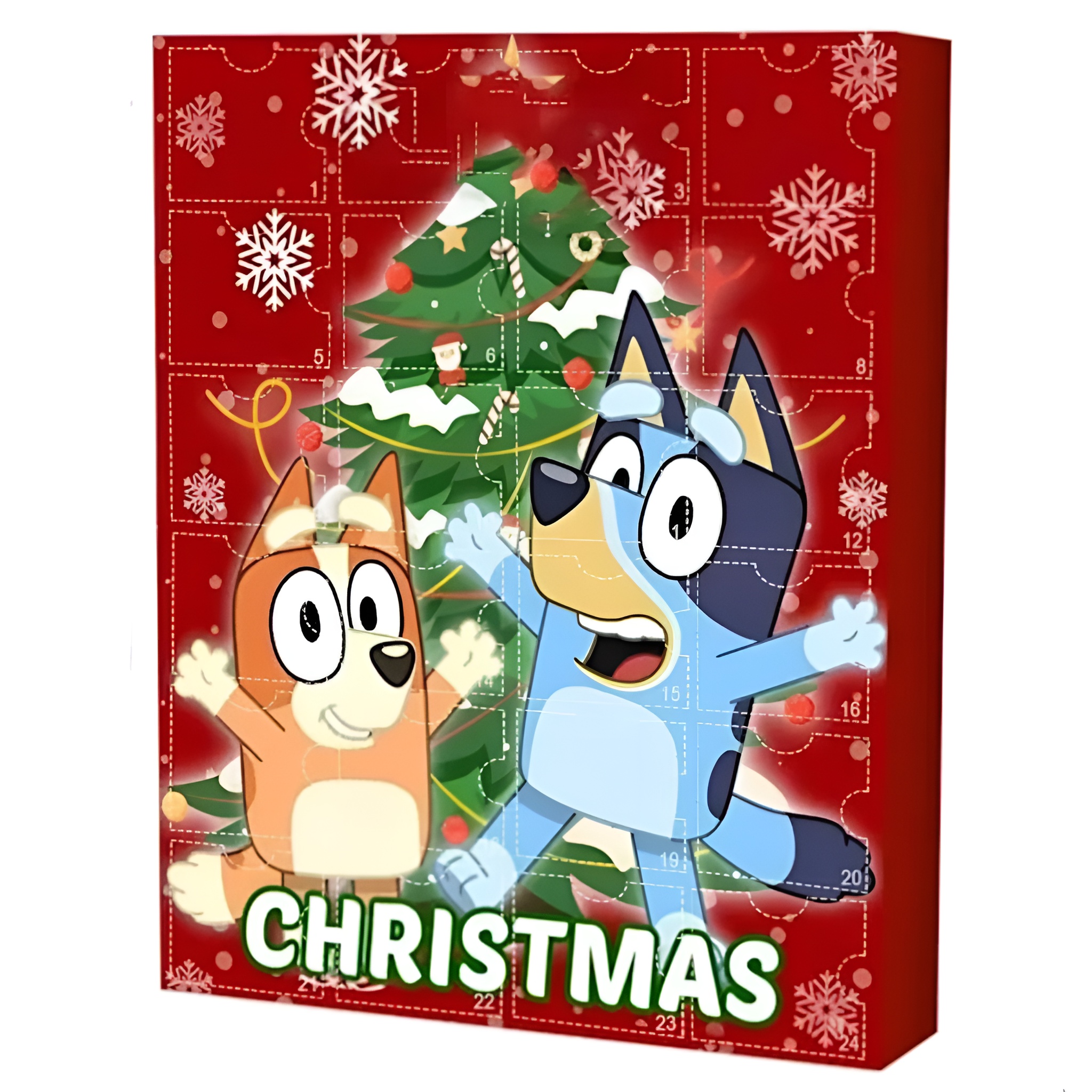 Holiday Gift Box With 24 Mini Figures And Creative Character Ornaments For Kids