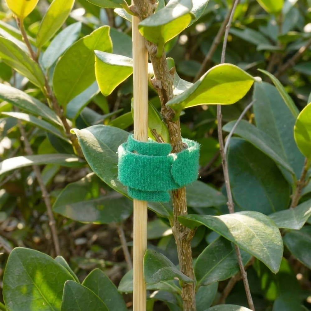 Adjustable Reusable Plant Support Ties For Climbing Plants And Gardening Applications